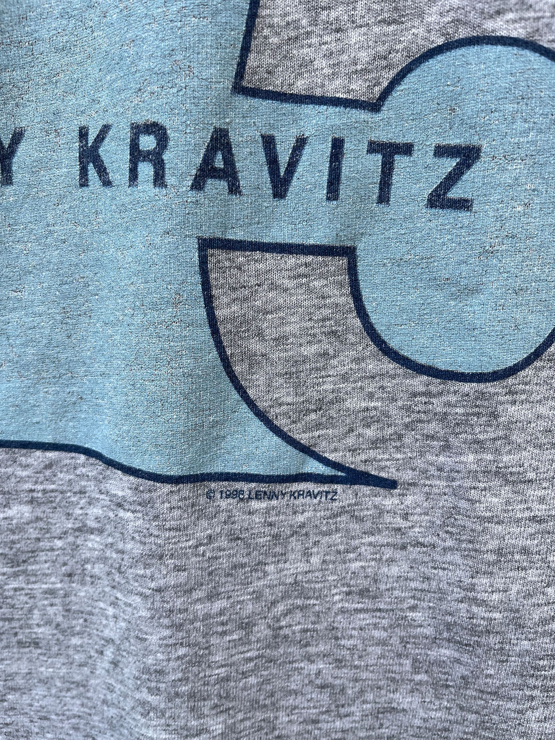 Band Tees Vintage Lenny Kravitz American Singer Songwriter 90s Raglan Size US M / EU 48-50 / 2 - 2 Thumbnail
