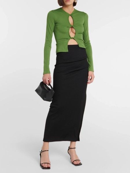 Christopher Esber o1mle1224 Open Twist Column Skirt in Black Size 27" / US 4 / IT 40 - 2 Thumbnail