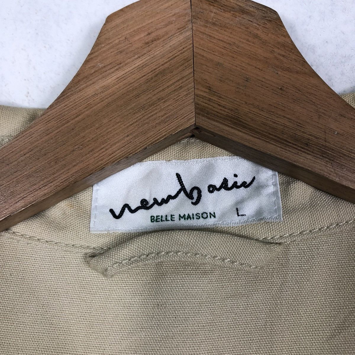 Japanese Brand × Vintage 📌Vintage Belle Maison Chore Jacket Worker Big Pocket Size US L / EU 52-54 / 3 - 18 Thumbnail