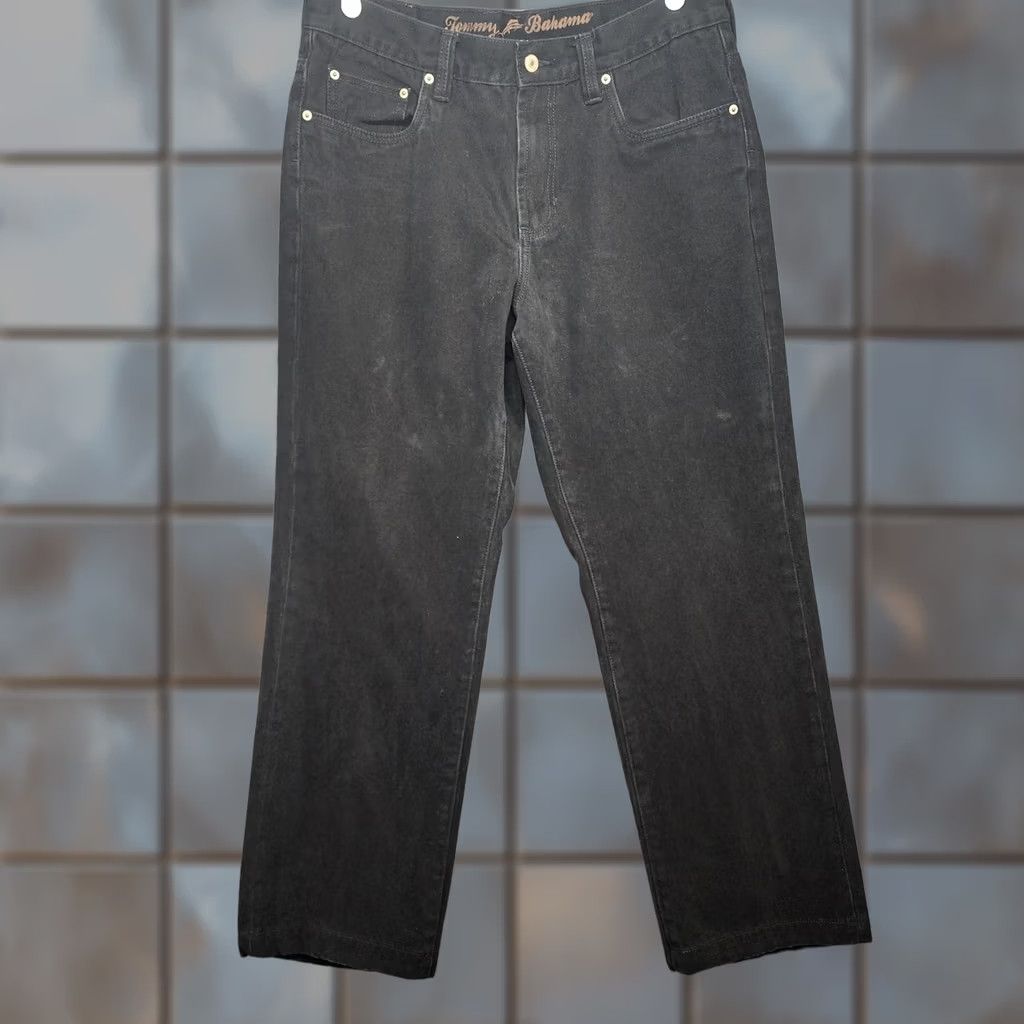 Tommy Bahama Tommy Bahama Jeans Pants Mens 34x29 Black Classic Fit 100% Cotton Tagged 36/34 Mens, Jeans, Black, 34x29, Cotton, Classic Fit Size US 34 / EU 50 - 1 Thumbnail