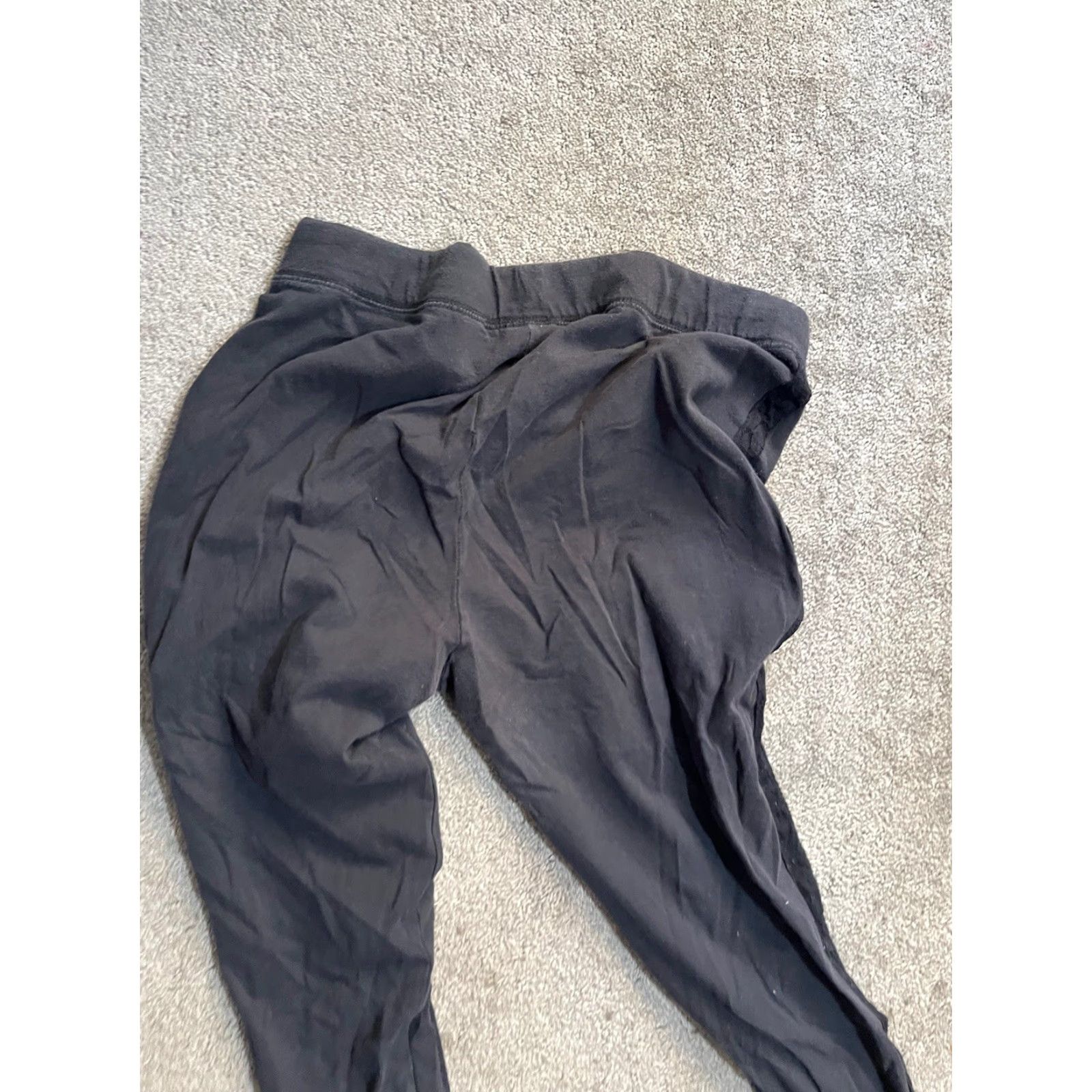 Victoria's Secret Victoria's Secret Pink Leggings Women's Large Black Ankle Solid Slim Breathable Yoga Knit Stretch easy care Machine Washable Size 36" / US 14 / IT 50 - 3 Thumbnail