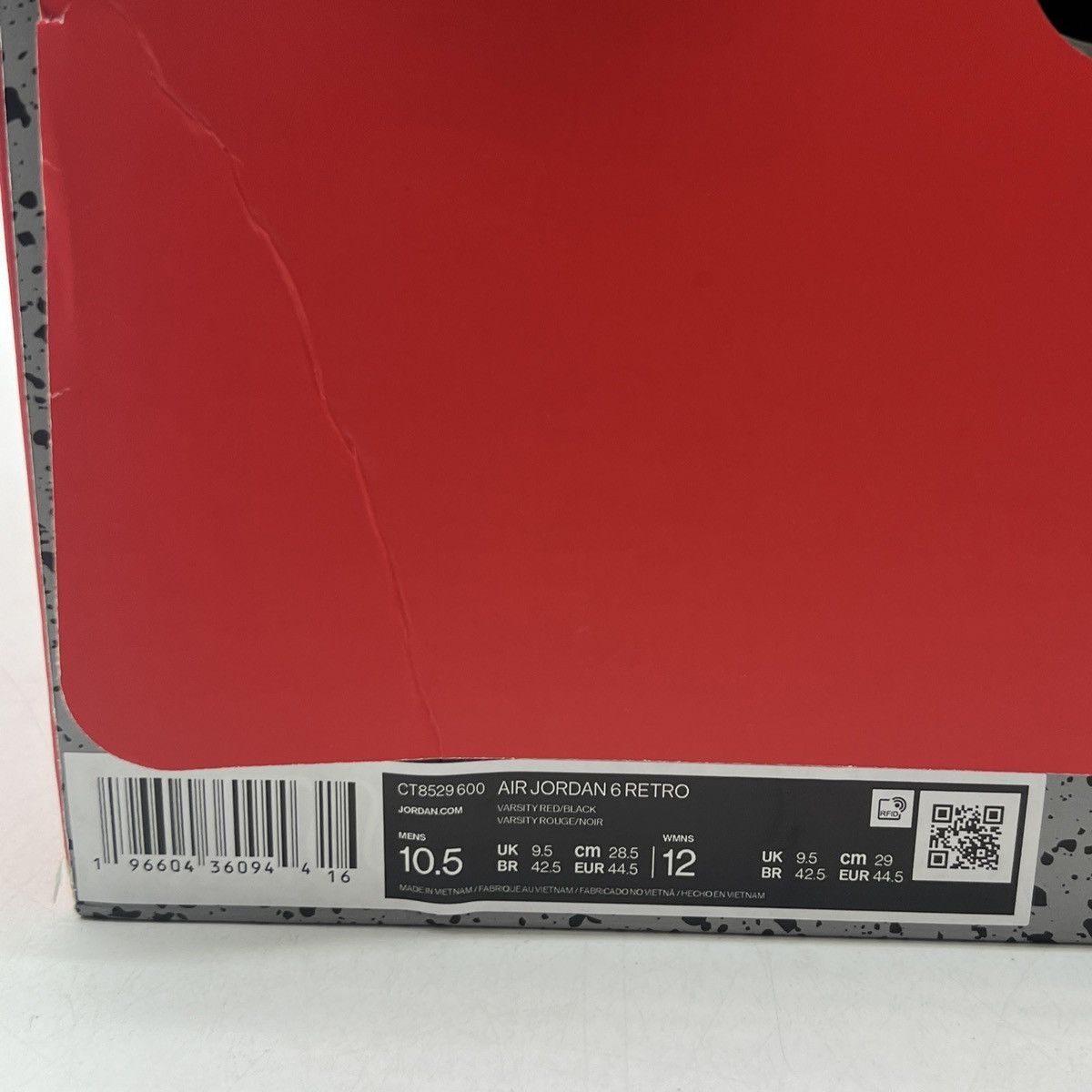 Jordan Brand Air Jordan 6 toro bravo Size US 10.5 / EU 43-44 - 6 Thumbnail