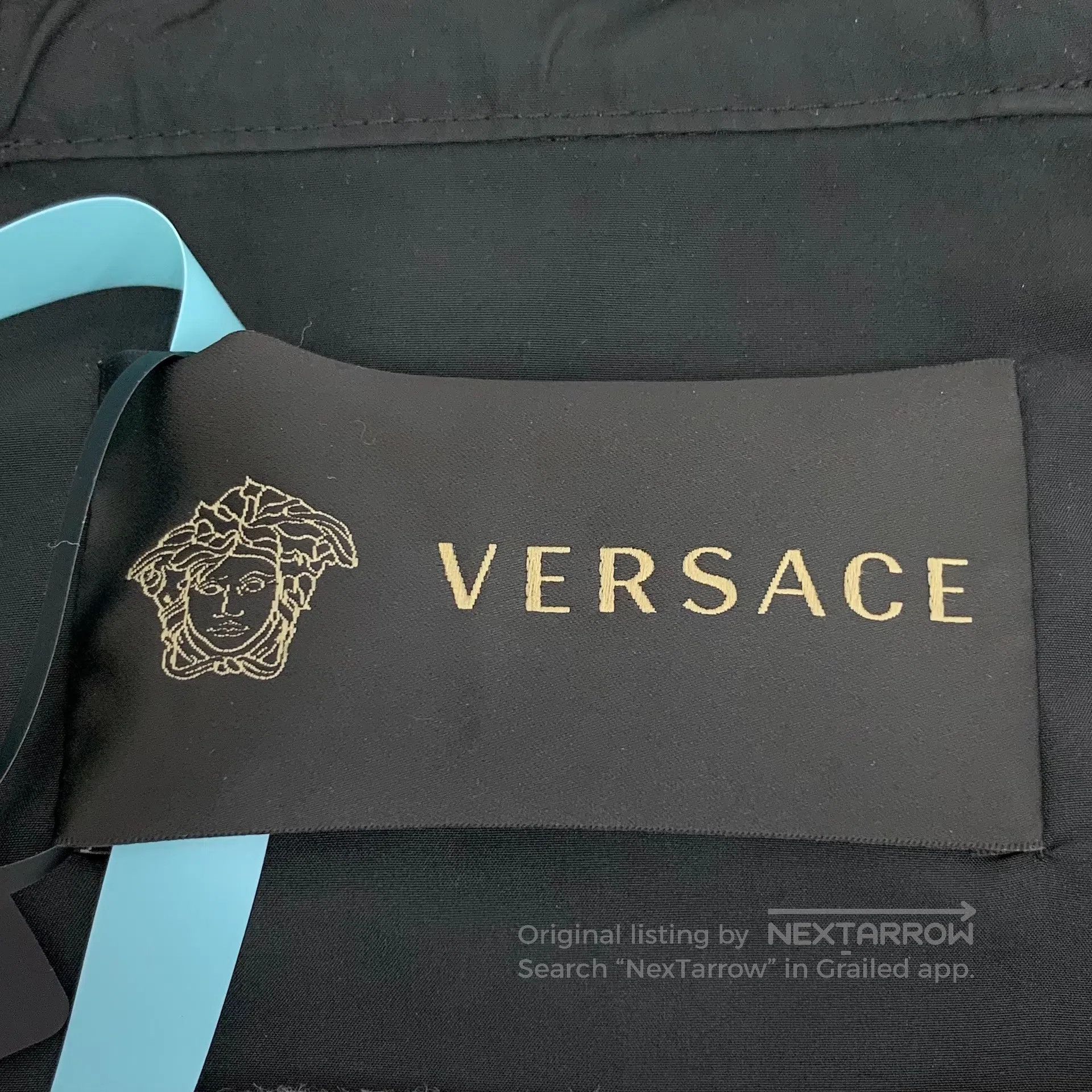 Versace Versace Black Floral Printed Hooded Zip Long-Sleeve Jacket Size US L / EU 52-54 / 3 - 5 Thumbnail