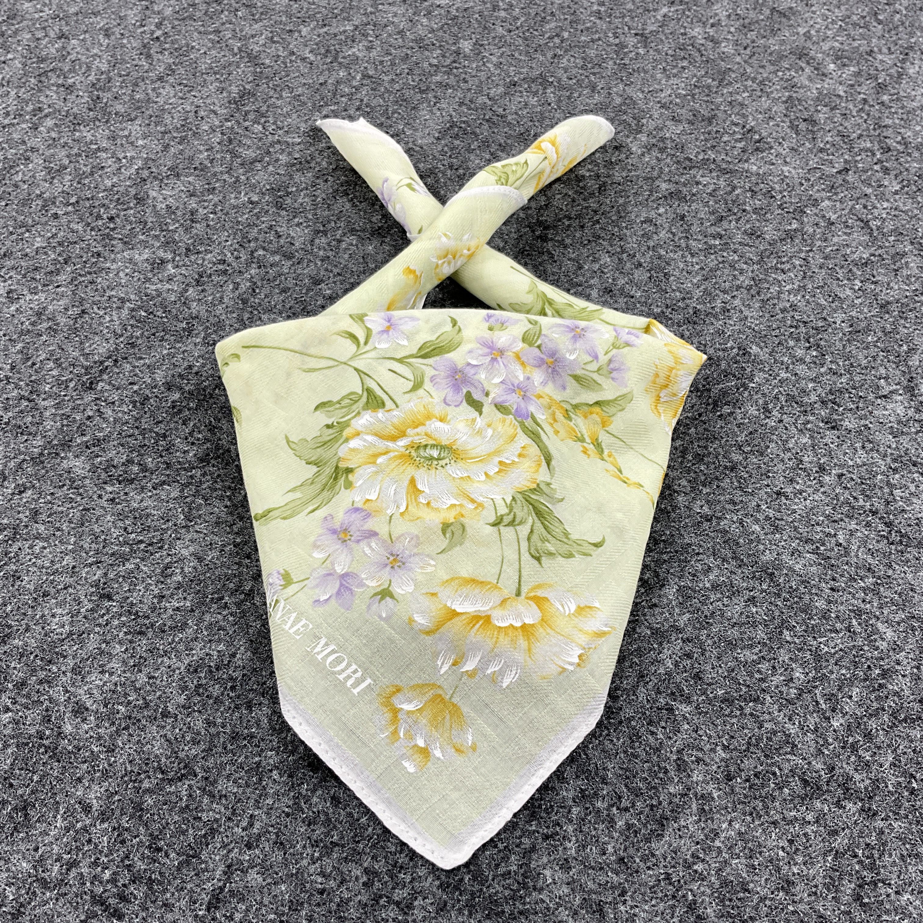 Vintage Vintage Hanae Mori Handkerchief / Bandana / Neckerchief B053 Size ONE SIZE - 1 Thumbnail