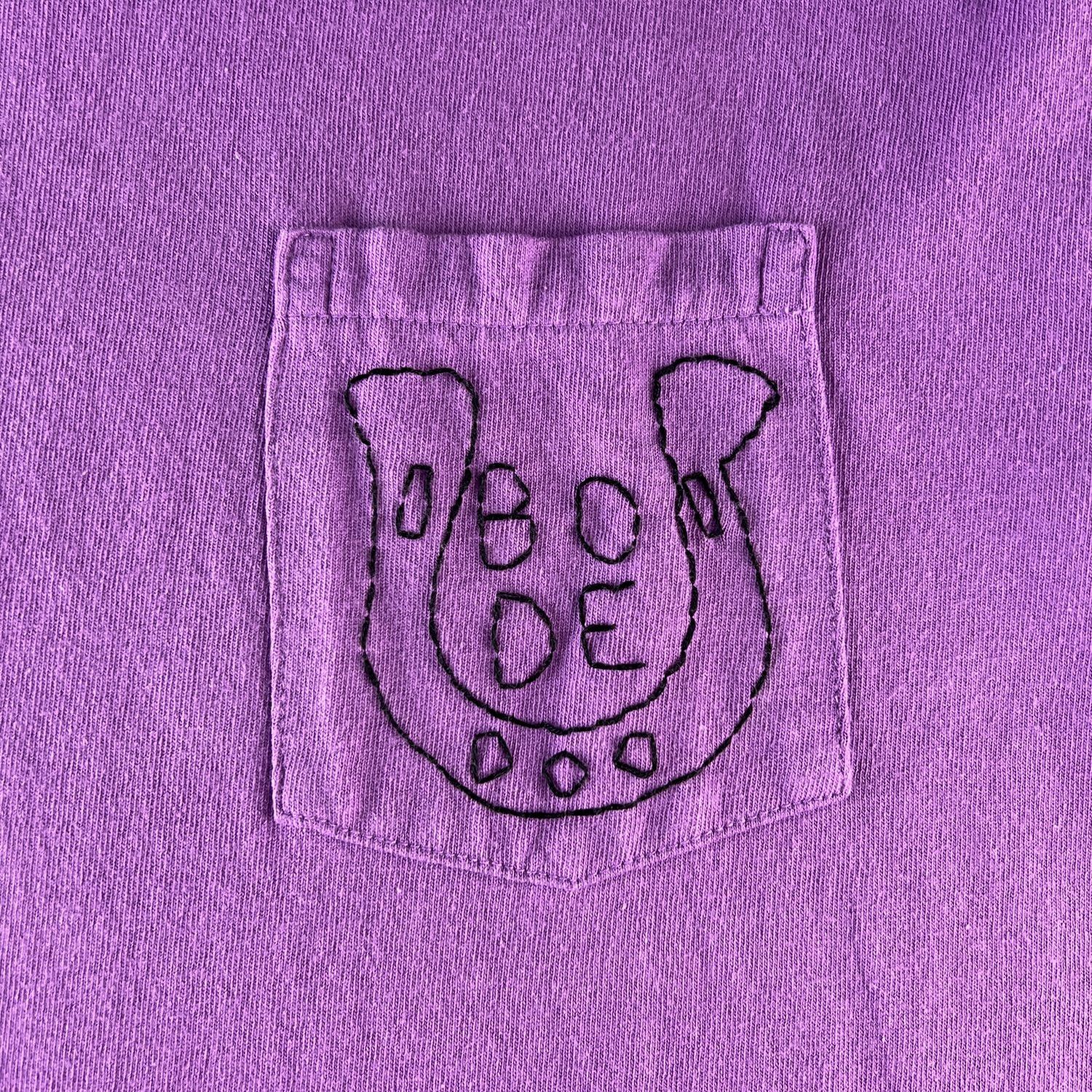 Bode Bode Purple Horseshoe Logo T-Shirt Size US XL / EU 56 / 4 - 3 Thumbnail