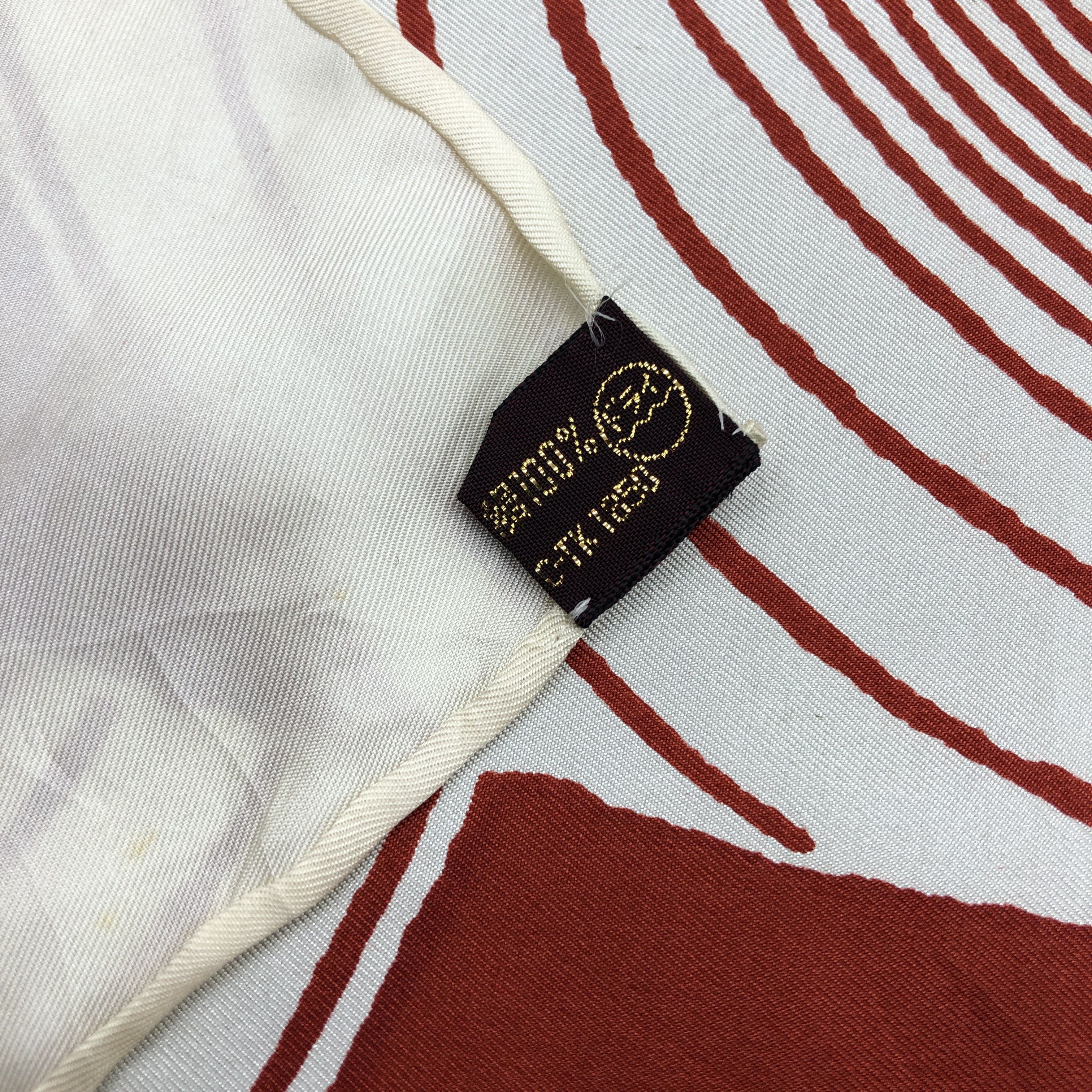 Japanese Brand × Vintage Vintage Aurora SILK Scarf Twill Stole Wraps Scarves Size ONE SIZE - 10 Thumbnail