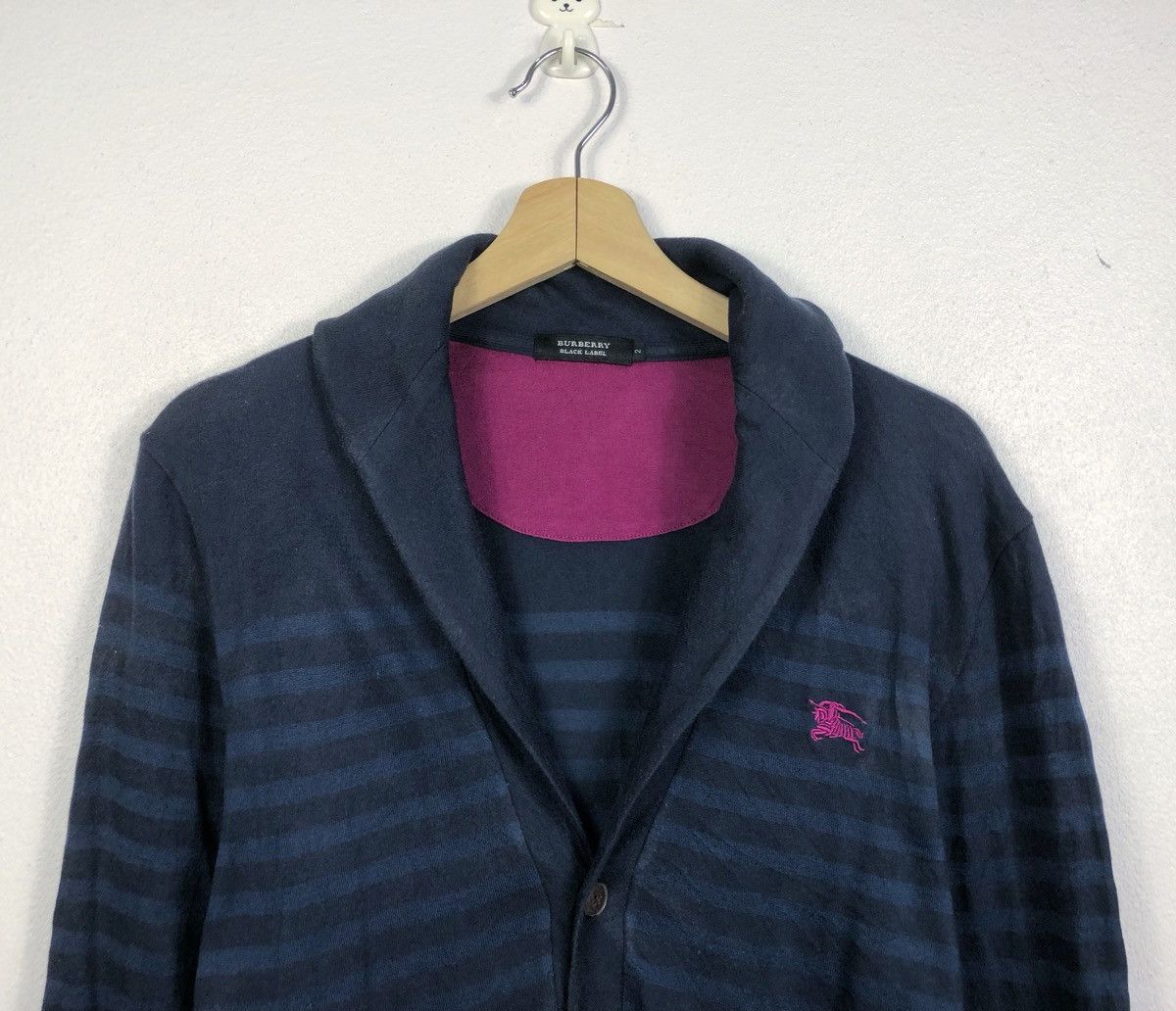 Burberry Rare Burberry Black Label Cardigan Sweater Size US M / EU 48-50 / 2 - 2 Thumbnail