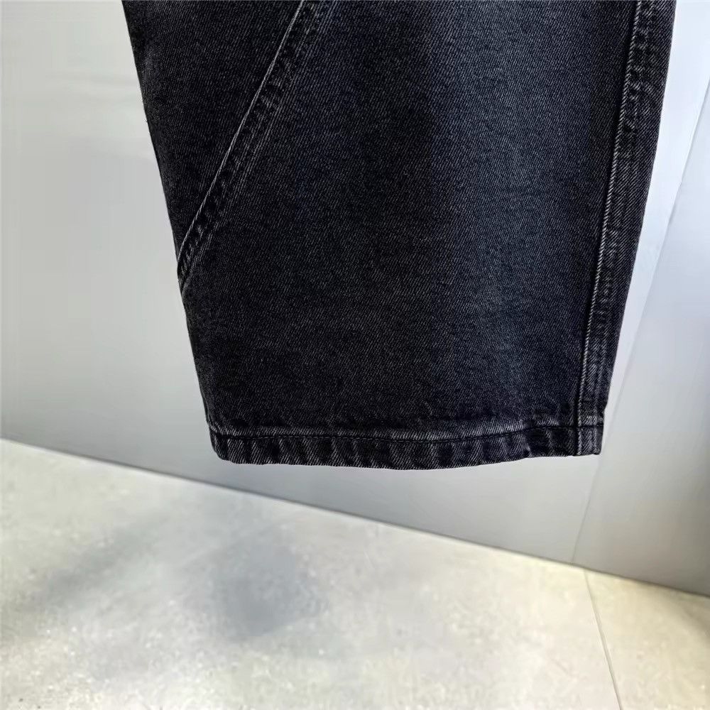 Jean Hip Hop Stacked Baggy Jeans Size US 33 - 10 Thumbnail