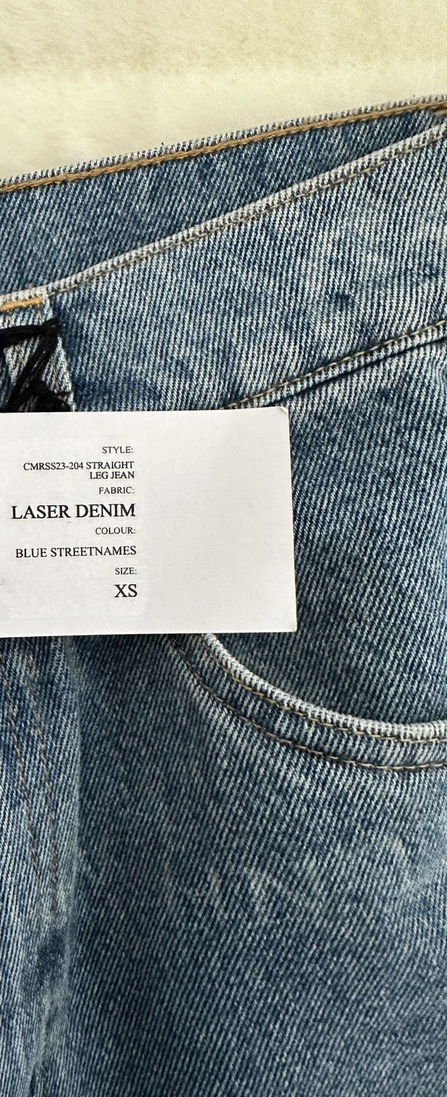 Martine Rose Martine Rose Blue Street Names Size 27" / US 4 / IT 40 - 7 Thumbnail