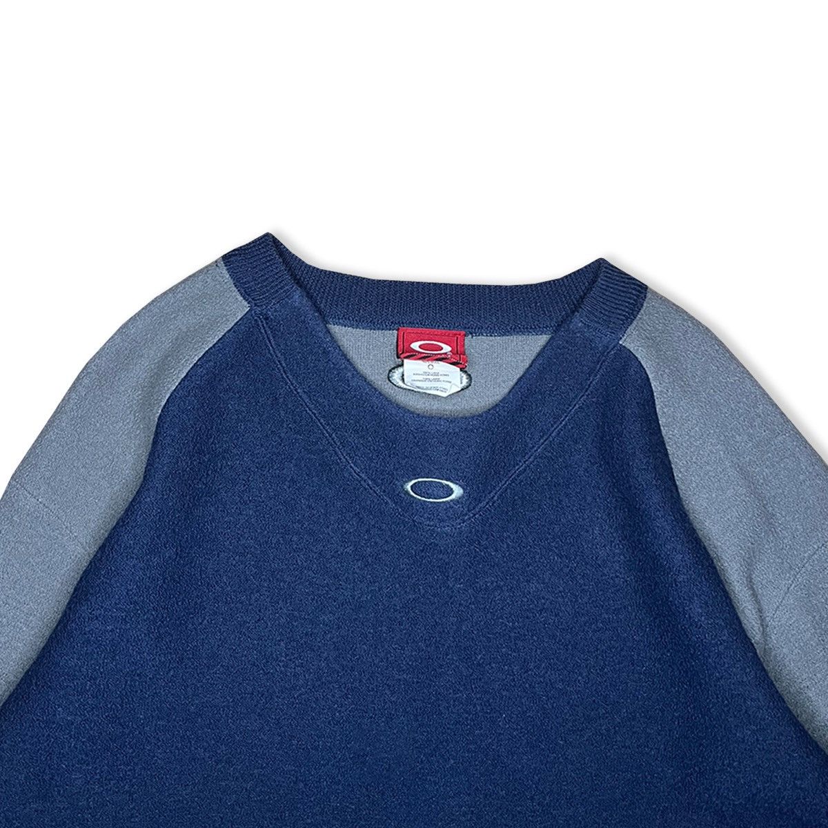 Oakley 2000’s Oakley Panelled Wool Knit Pullover Sweatshirt Size US XL / EU 56 / 4 - 8 Thumbnail