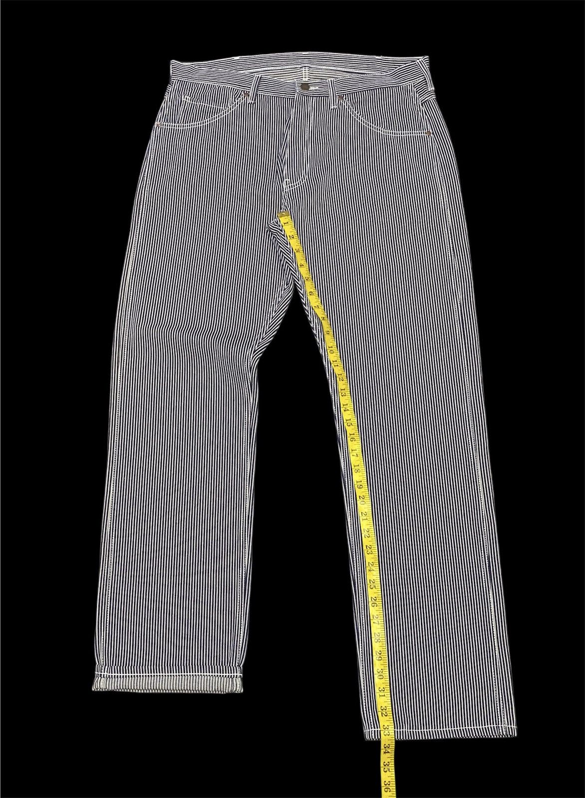 Bape A Bathing Ape Pirate Hickory Stripes Denim Pants Size US 36 / EU 52 - 16 Thumbnail