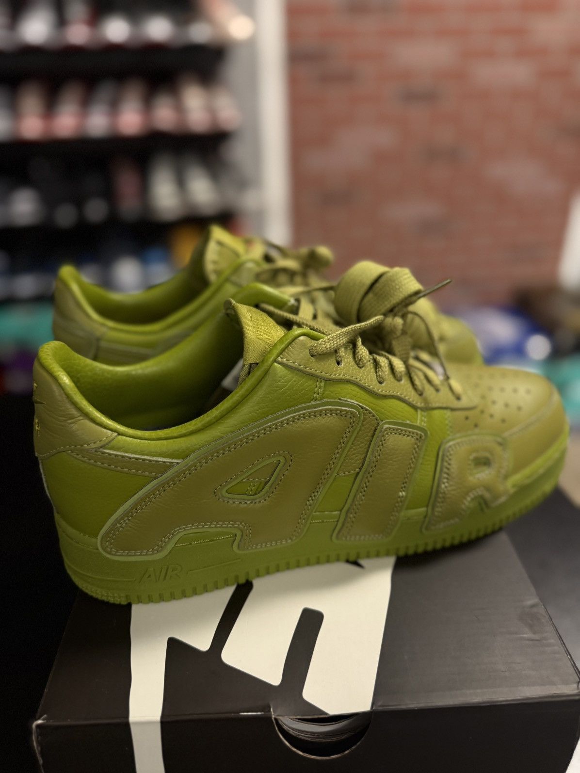 Cactus Plant Flea Market × Nike Nike Air Froce 1 CPFM Moss Size 11.5 Brand New Size US 11.5 / EU 44-45 - 15 Thumbnail