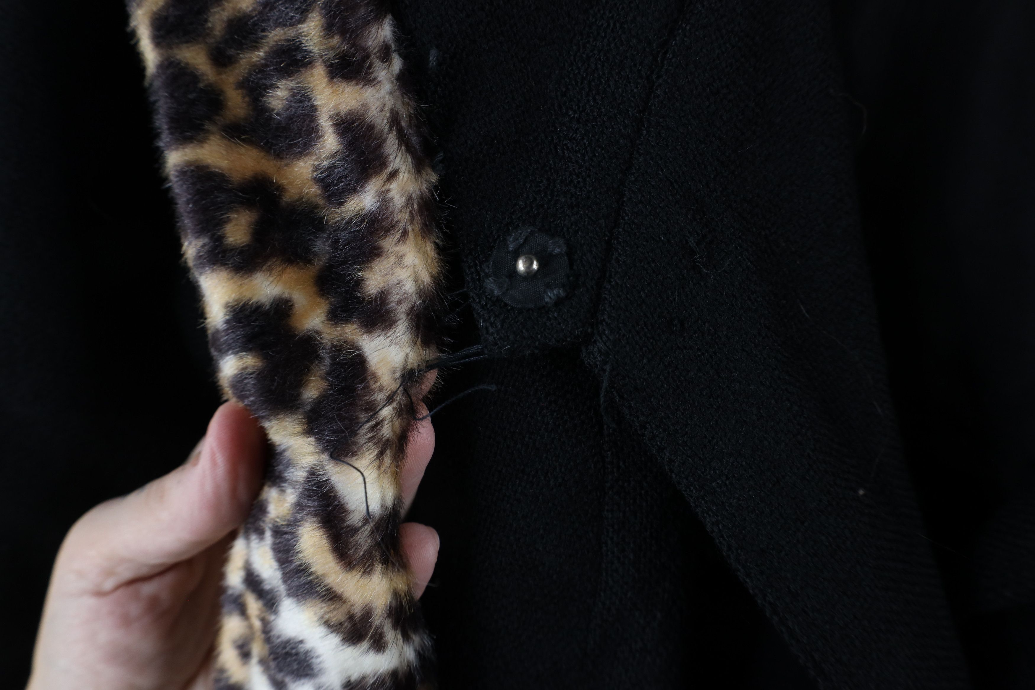 Vintage Vintage 50s Rockabilly Cheetah Trim Blazer Jacket USA Size M / US 6-8 / IT 42-44 - 4 Thumbnail