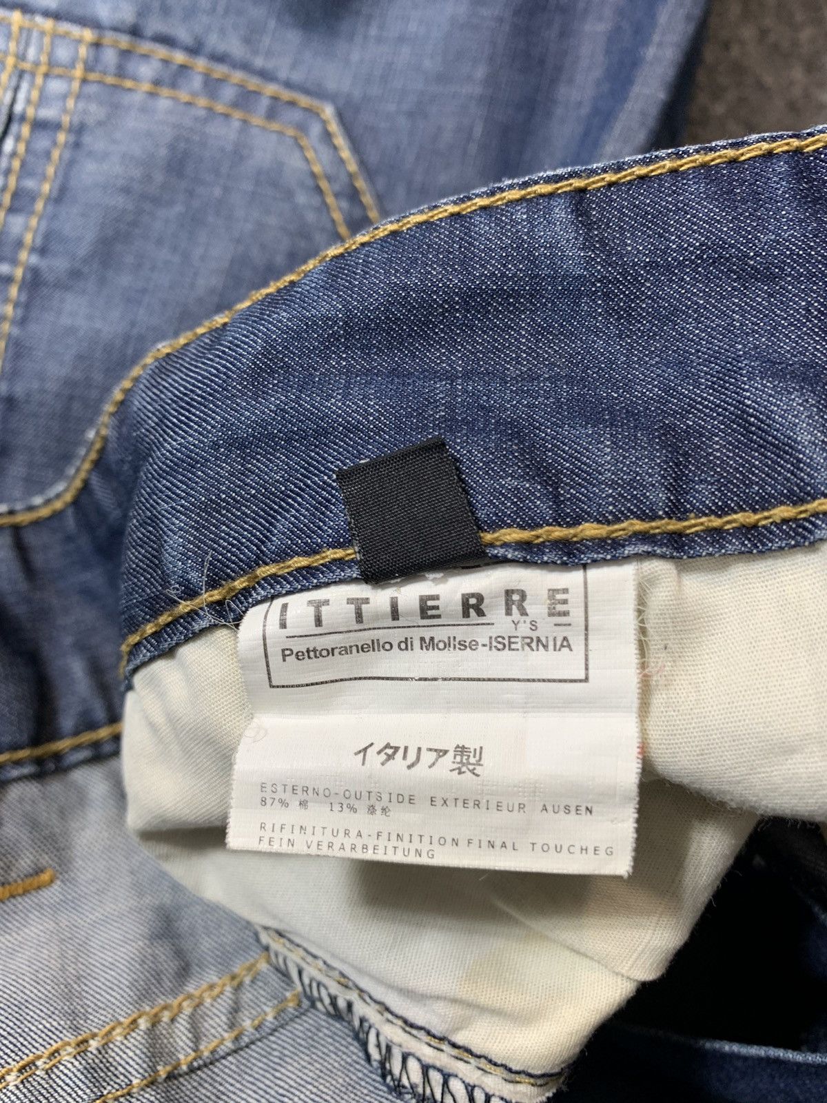 Y's Y’s Yohji Yamamoto Indigo Denim Jeans Straight Cut Size US 32 / EU 48 - 11 Thumbnail