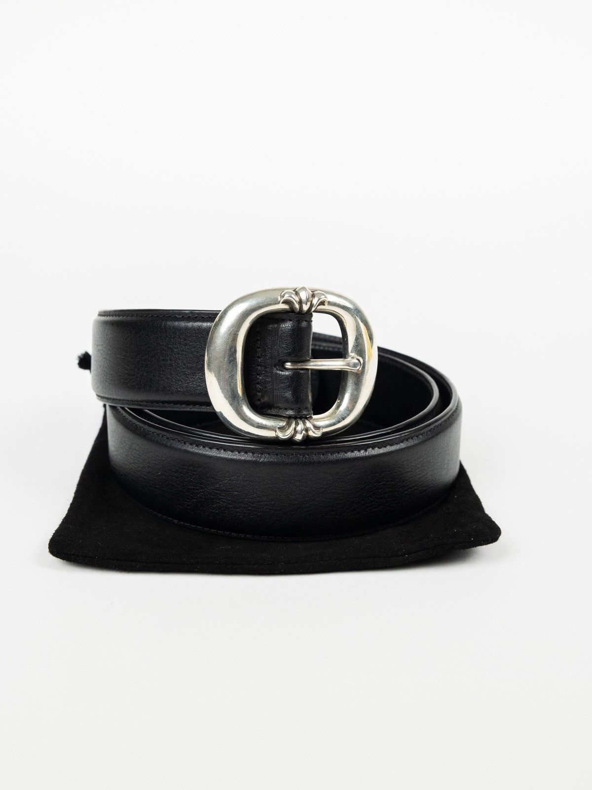 image of Chrome Hearts Gunslinger Belt in Black, Men's (Size 40)