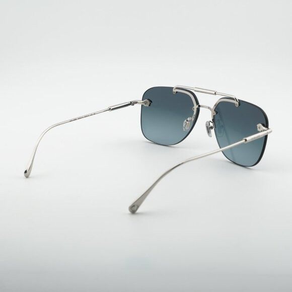 Versace Versace VE2296 1000V1 Sunglasses Silver Aviator Frame, Blue Size ONE SIZE - 9 Thumbnail