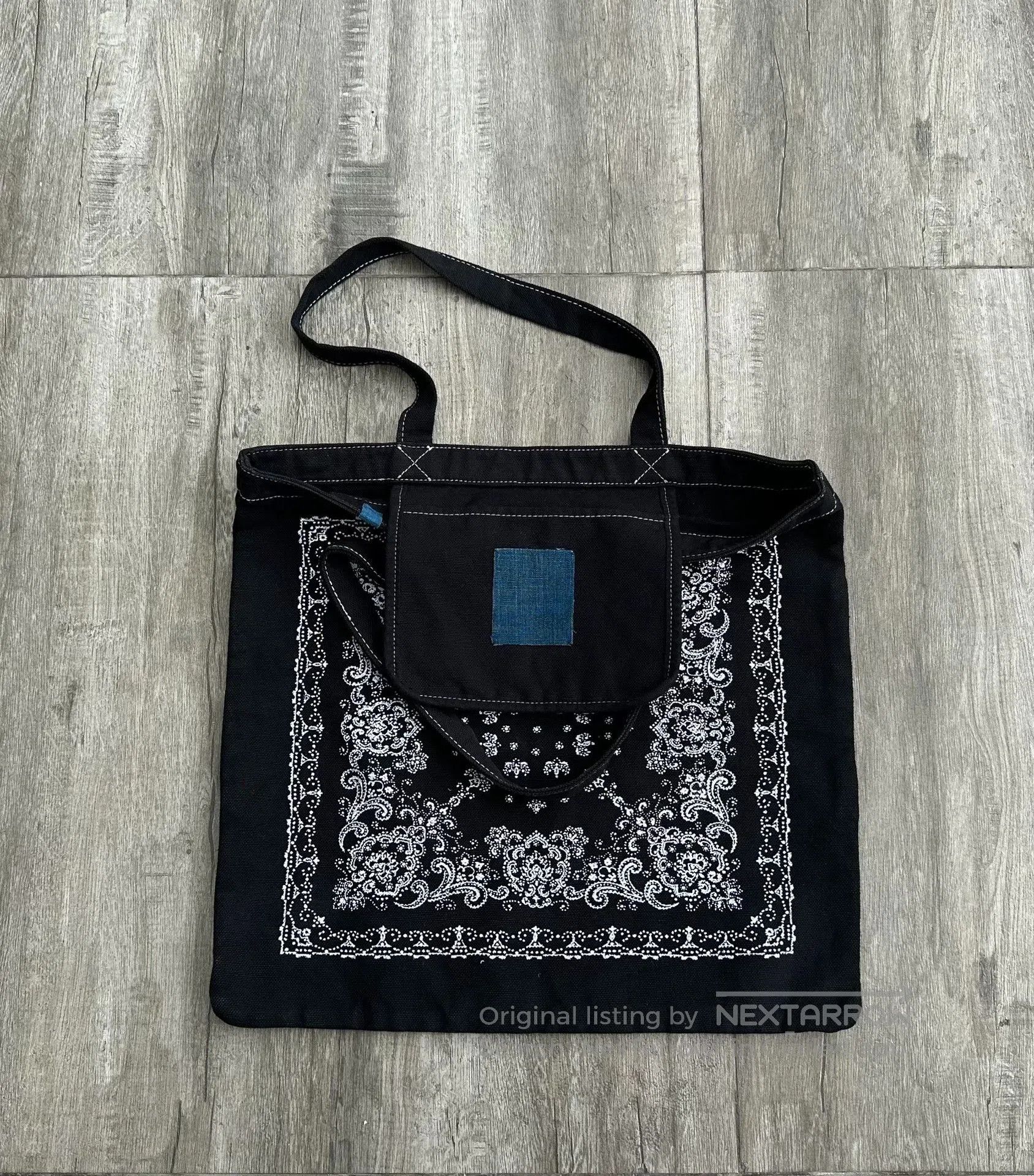 Visvim visvim canvas tote bag with bandana print. Size ONE SIZE - 3 Thumbnail