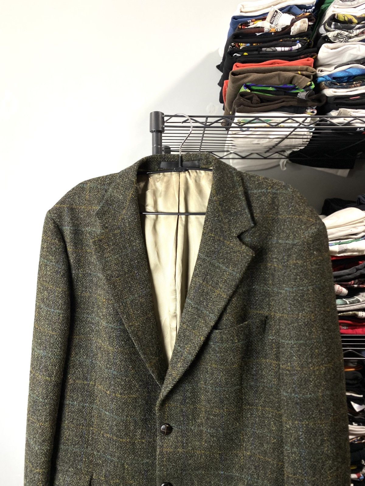 Harris Tweed Vintage Harris Tweed Pure Wool Jacket Blazer Size US XL / EU 56 / 4 - 3 Thumbnail