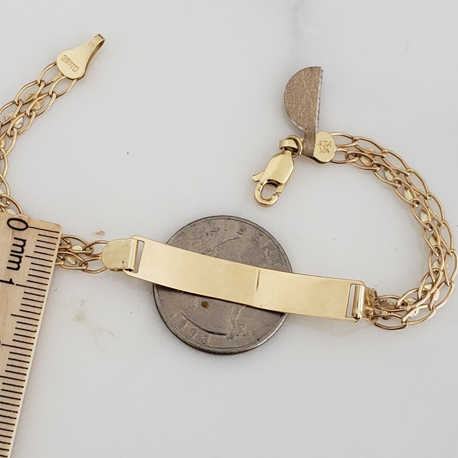 Other Womans real 10k Tri Gold bracelet Size ONE SIZE - 5 Thumbnail