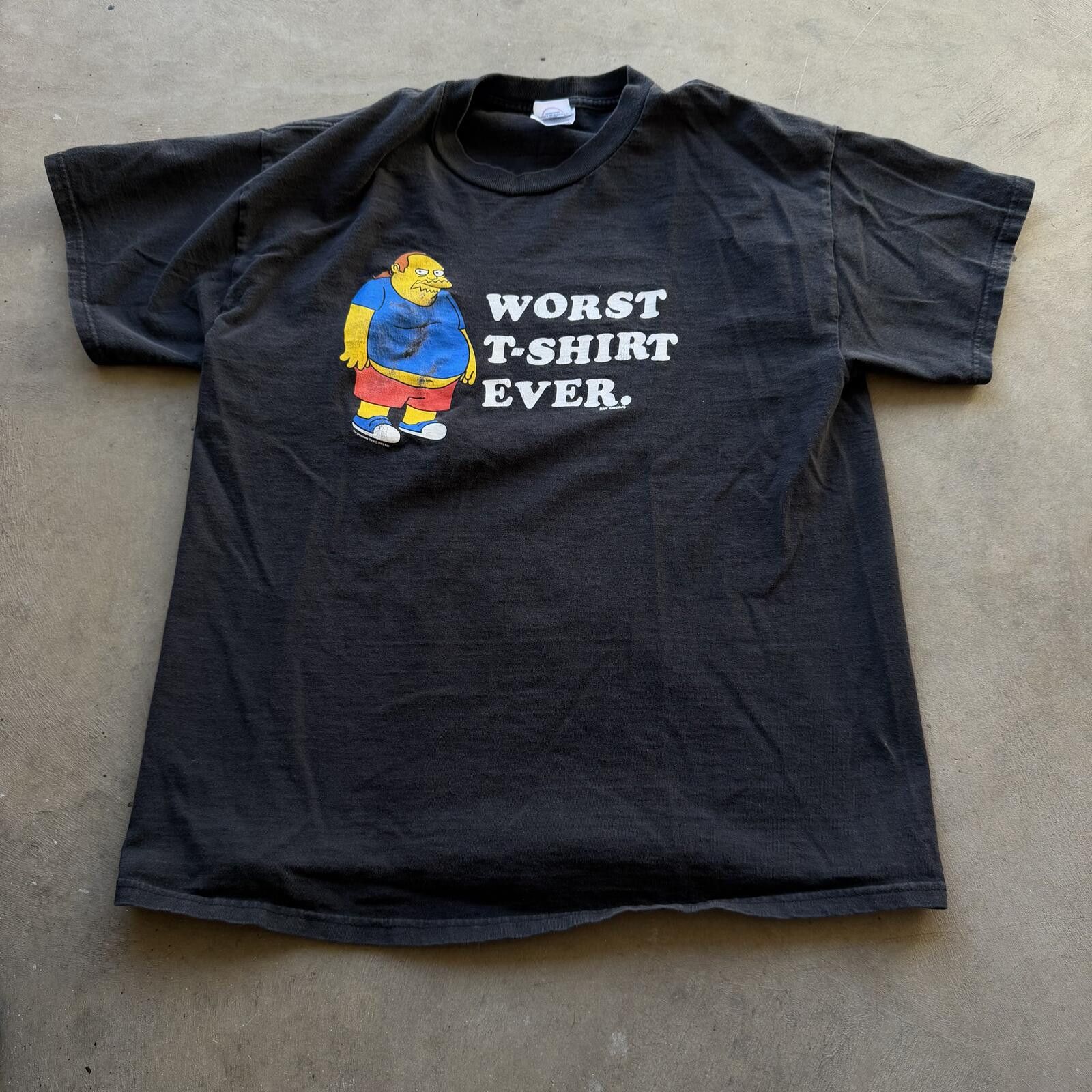 Delta Vintage Y2K The Simpsons Comic Book Guy Funny Shirt Size US L / EU 52-54 / 3 - 1 Thumbnail