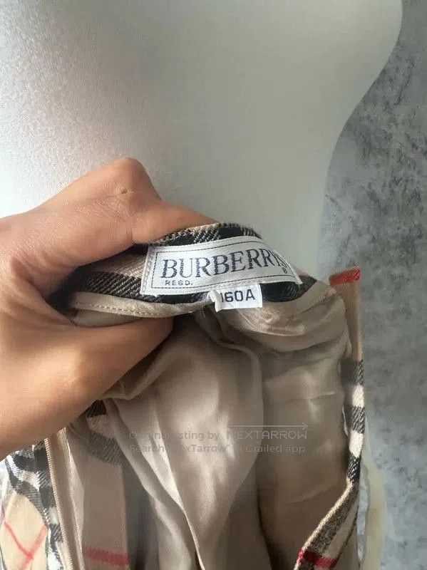 Burberry Burberry Khaki Wool Women's Skirt. Size 23" - 6 Thumbnail