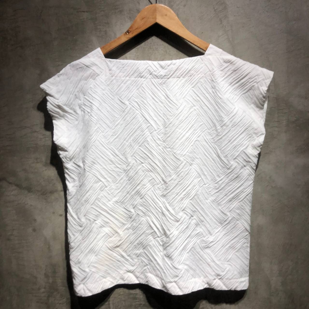 Issey Miyake Issey Miyake Patterned Sleeveless shirt Size M / US 6-8 / IT 42-44 - 2 Thumbnail