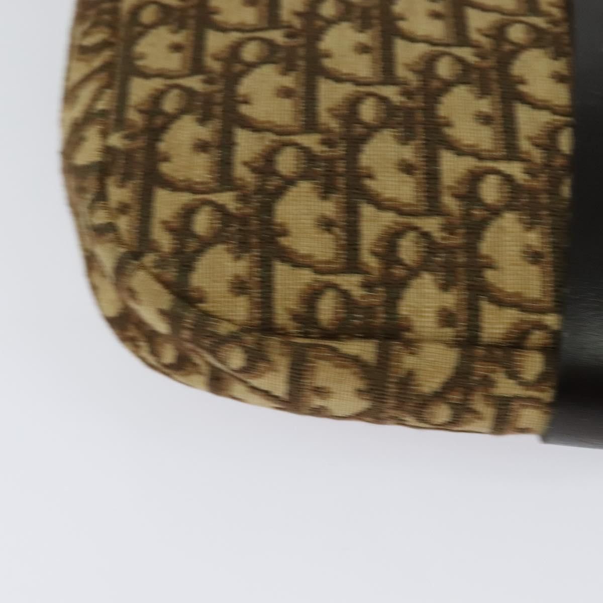Dior DIOR Trotter Canvas Shoulder Bag Brown Gold Size ONE SIZE - 15 Thumbnail