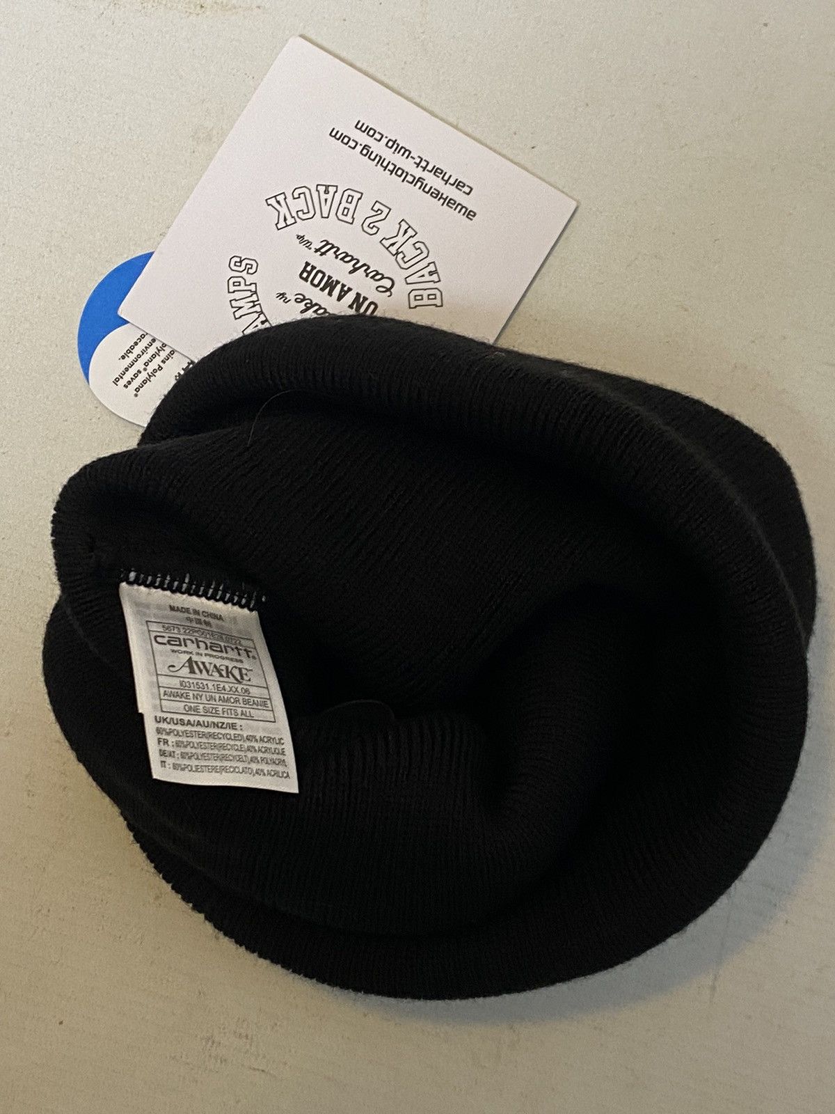 Carhartt Wip Carhartt Wip x Awake NY one size beanie new Size ONE SIZE - 6 Thumbnail