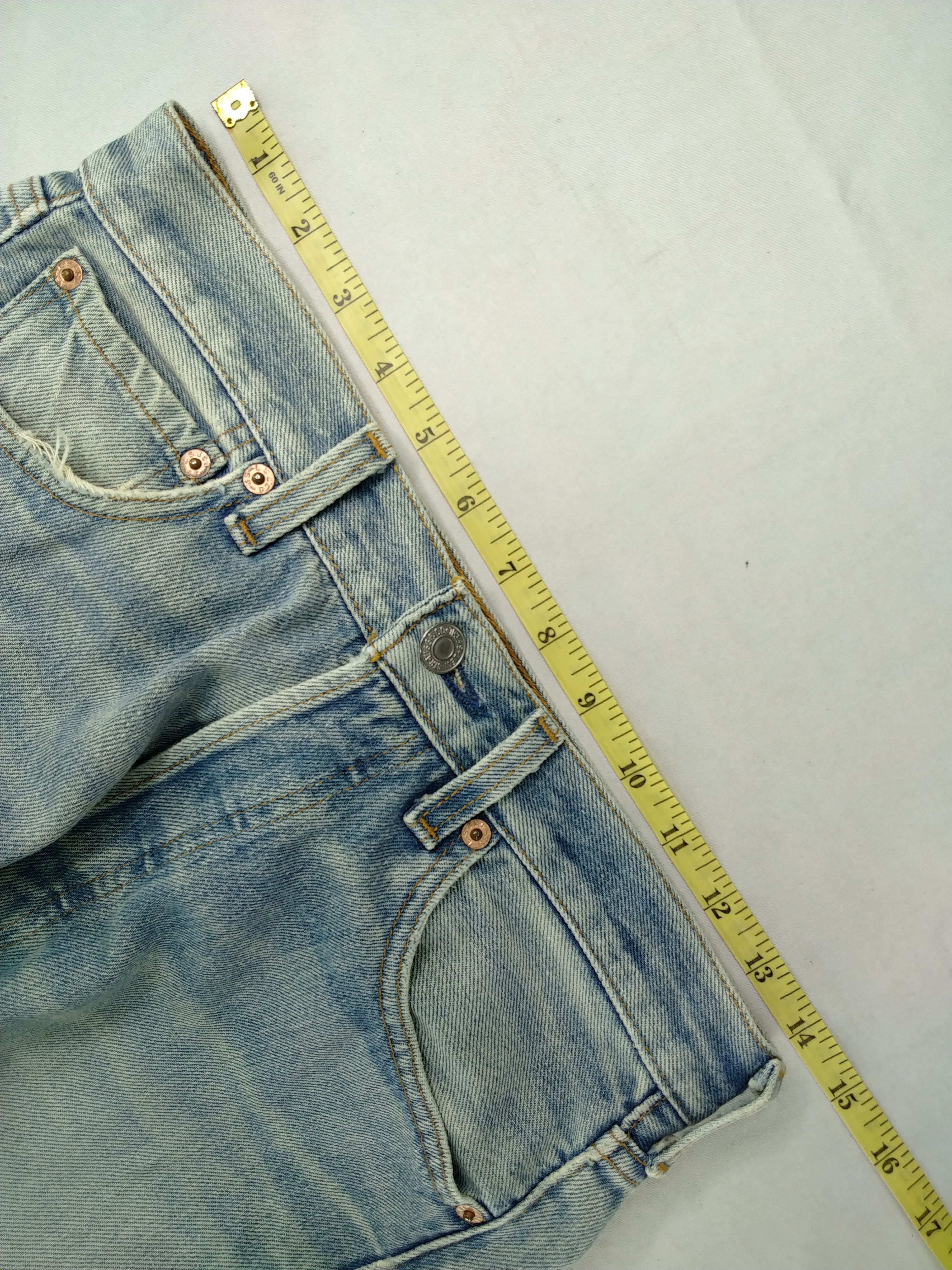 Levi's Light Wash Distressed Vintage Levi's 501 Denim 28x33 -JN153 Size US 28 / EU 44 - 5 Thumbnail