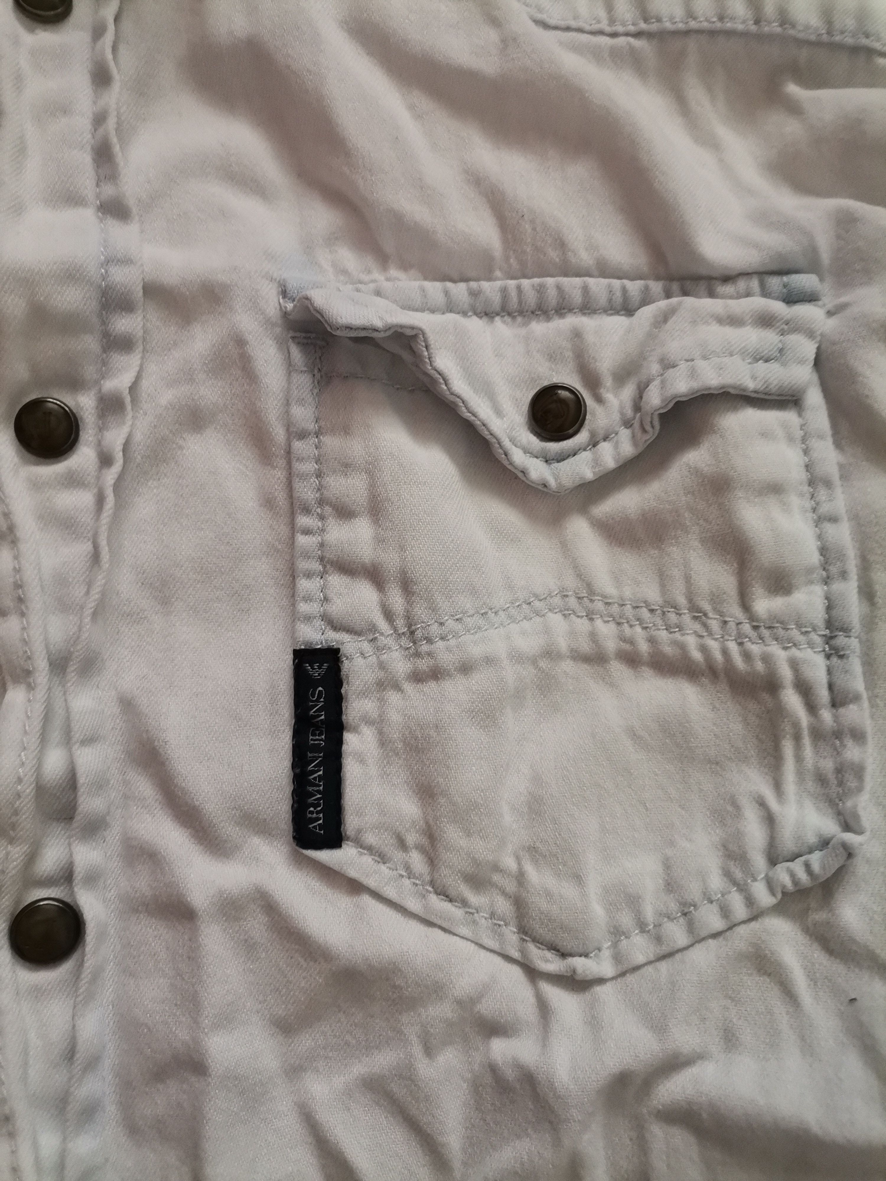 Armani × Giorgio Armani Armani Jeans Shirt Size US L / EU 52-54 / 3 - 2 Thumbnail
