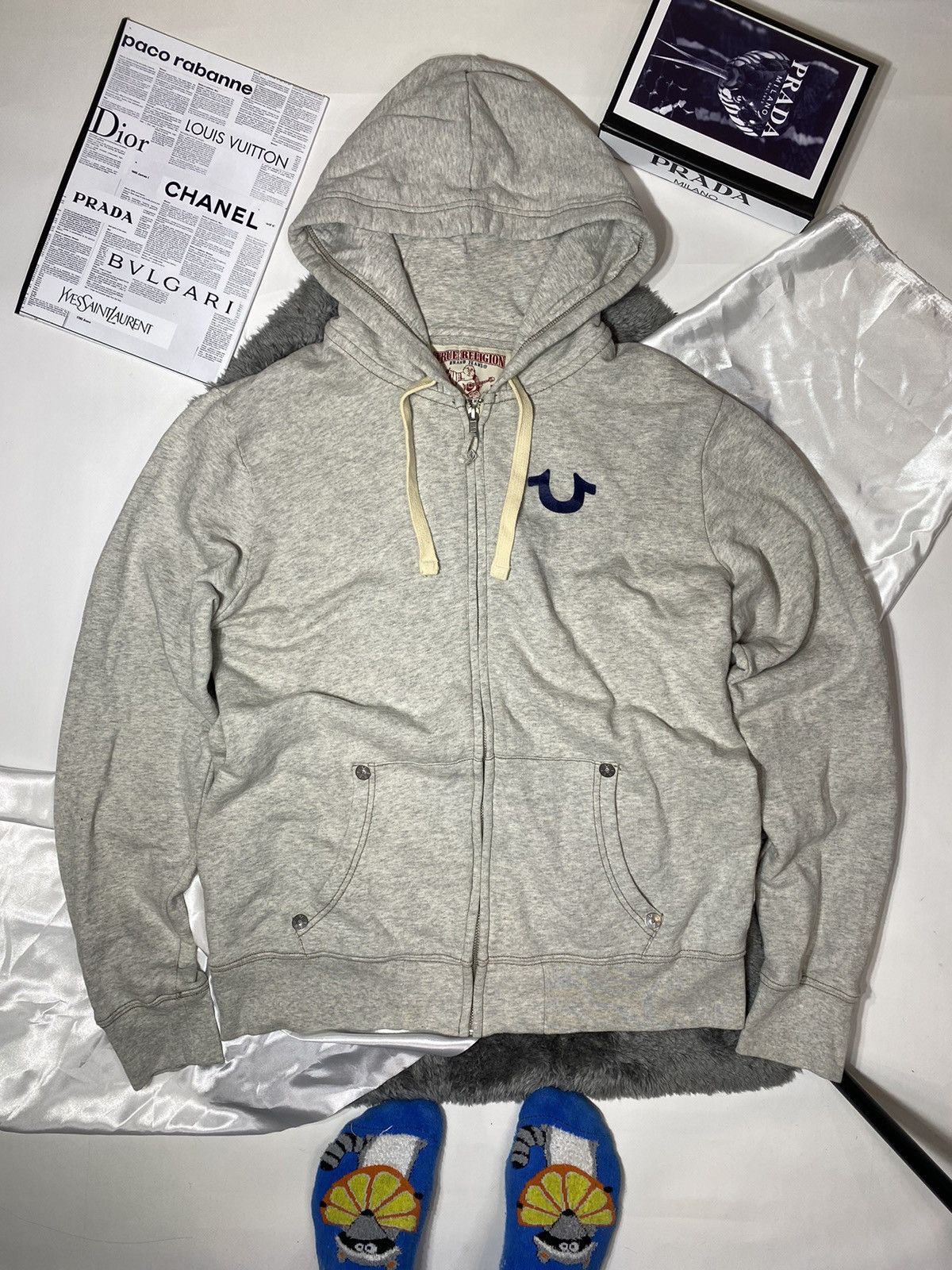 Other True Religion Zip Hoodie Vintage Streetwear Y2K Size US L / EU 52-54 / 3 - 2 Thumbnail