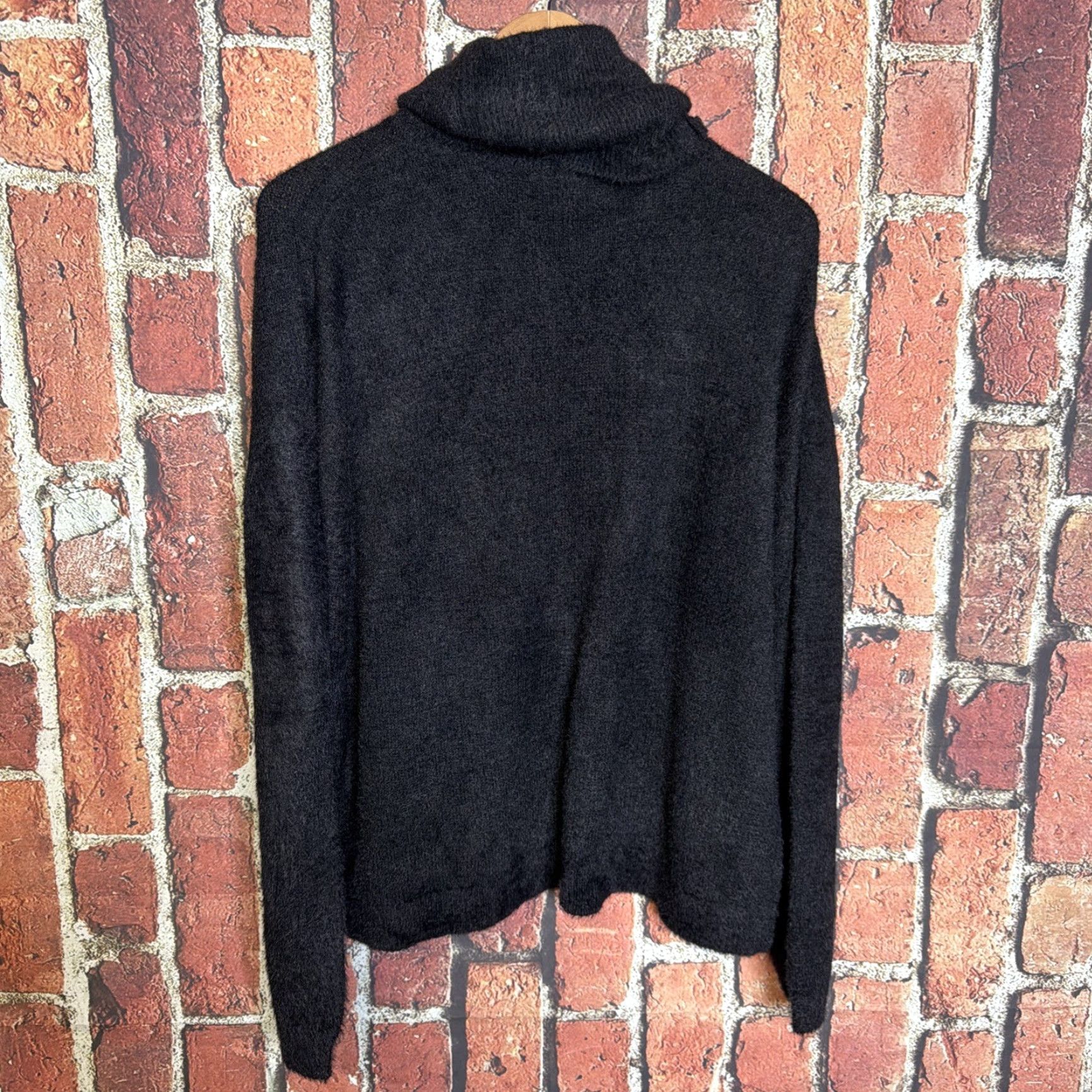 Vintage Vila Black Turtleneck Sweater Medium Womens Size M / US 6-8 / IT 42-44 - 3 Thumbnail