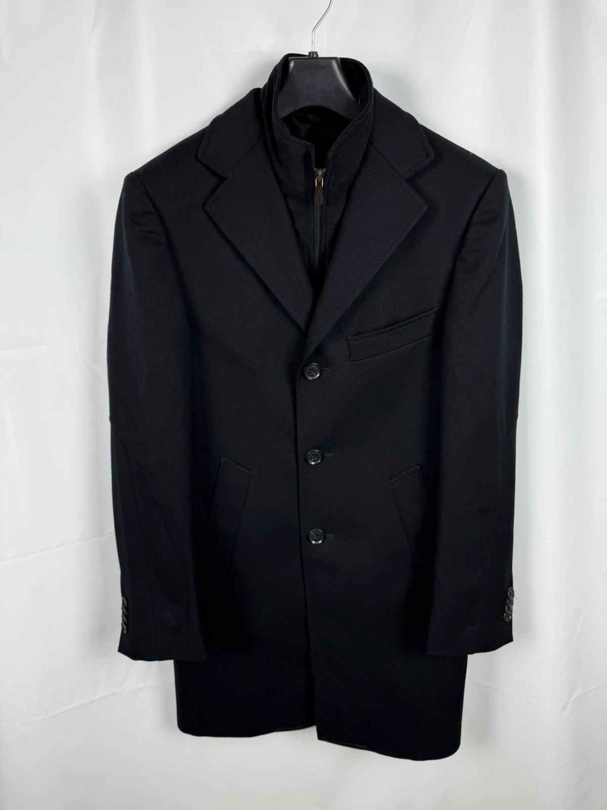 Luigi Bianchi Luigi Bianchi Mantova Wool Cashmere Over Coat Men size 44 Size US XS / EU 42 / 0 - 1 Thumbnail