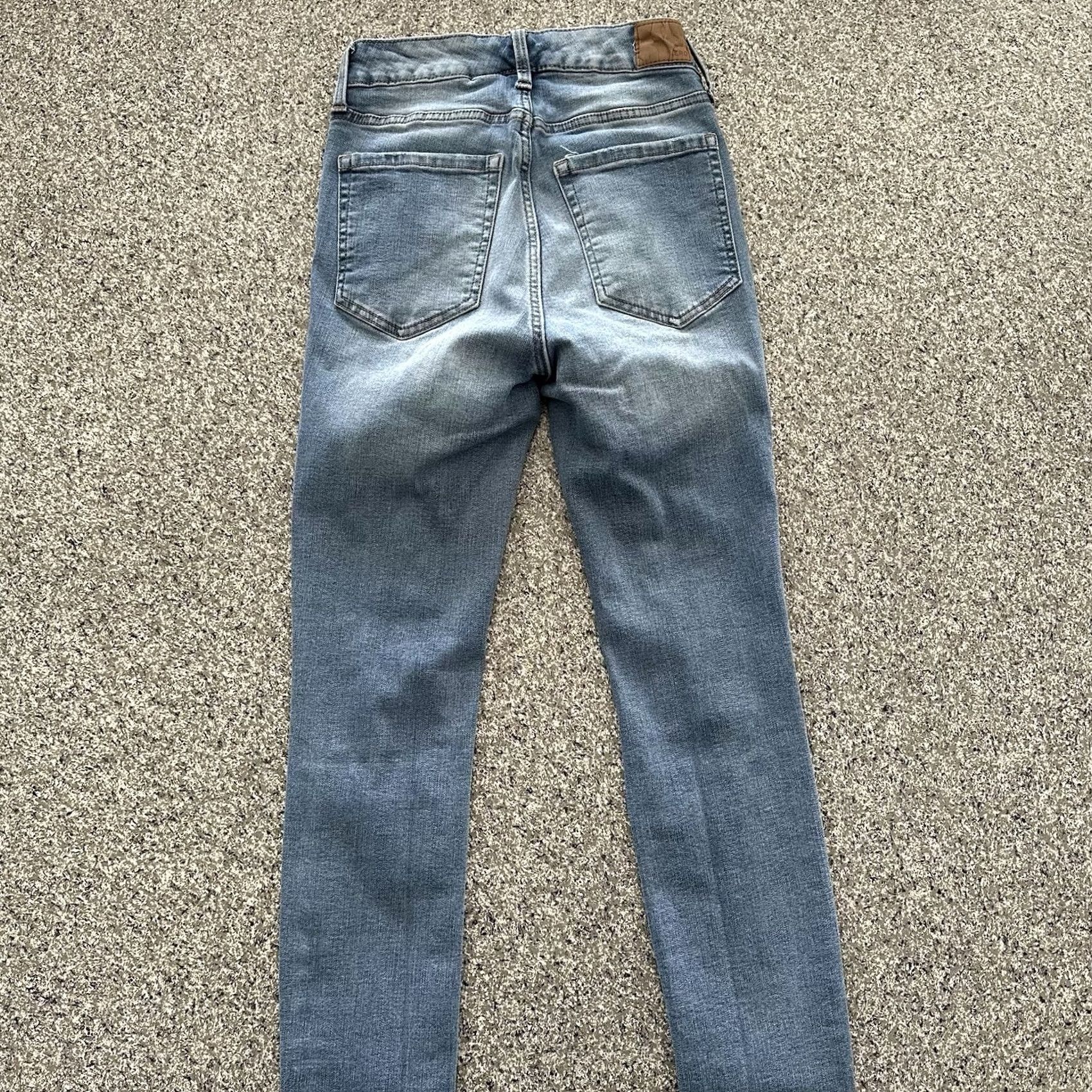 Vintage Aéropostale Jeans Womens 6 Reg 24x27 High Rise Jegging Distressed Blue Pants Jeans Women XS? Size 42" / US 20 - 5 Thumbnail