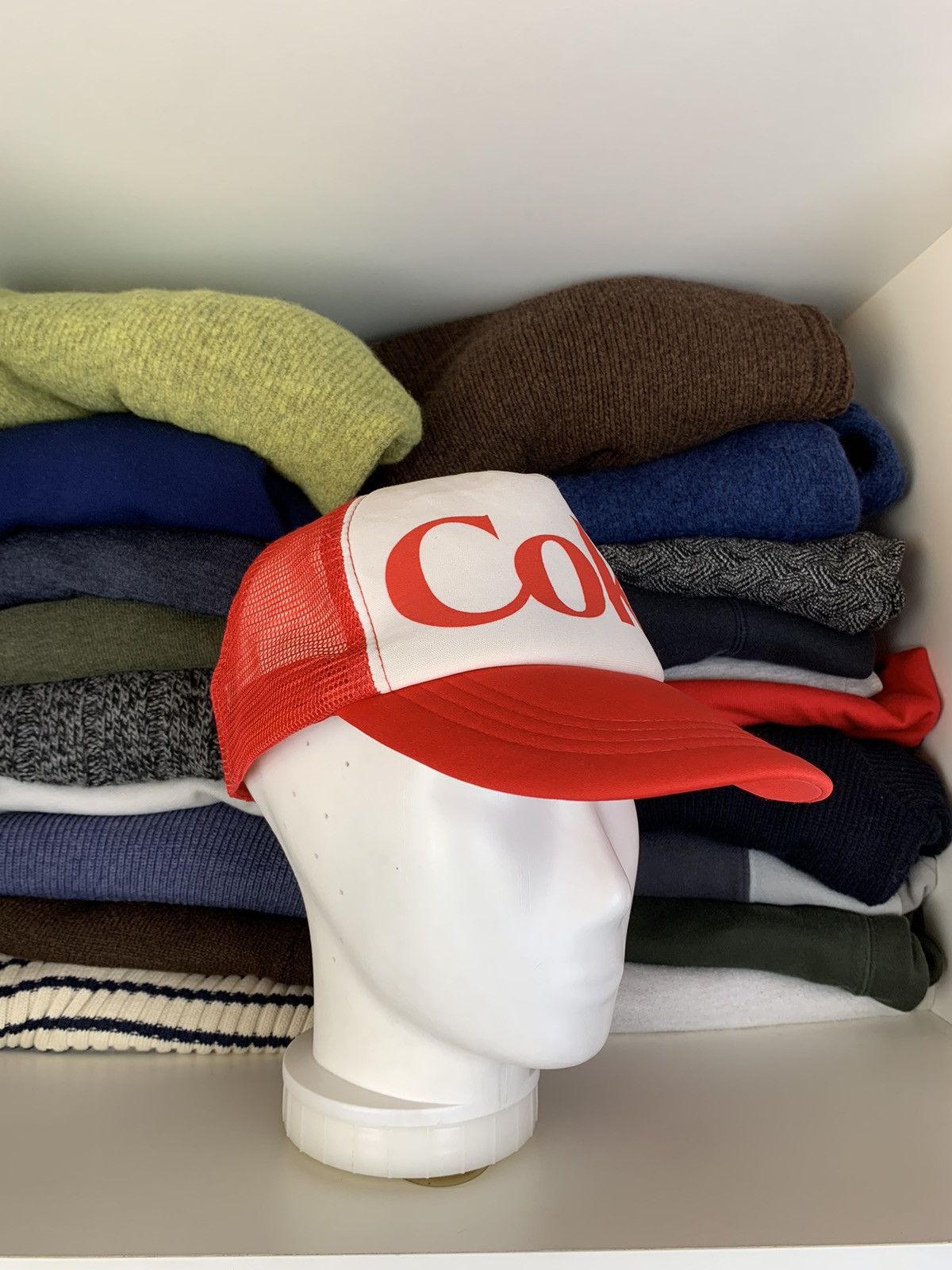 Vintage Vintage Coca Cola Coke Trucker Cap Hat Size ONE SIZE - 13 Thumbnail