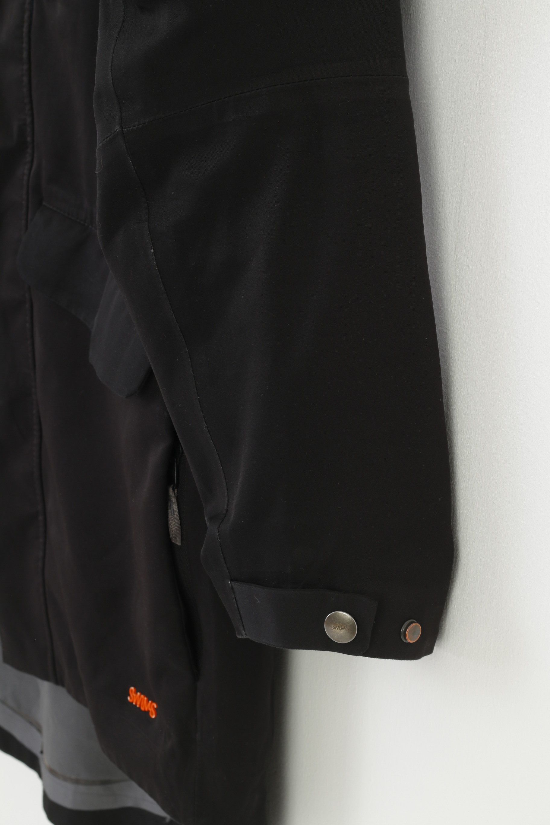 Swims Swims Men S Jacket Black Full Double Zipper Waterproof 1671 Size US S / EU 44-46 / 1 - 3 Thumbnail