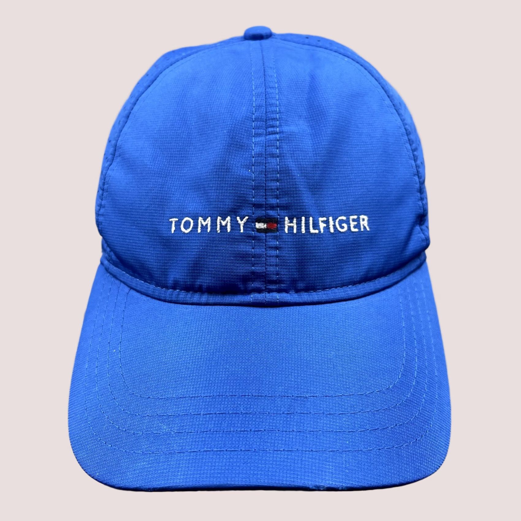 Tommy Hilfiger Tommy Hilfiger Hat Cap Mens Adjustable Blue 6 Panel Vented Golf Outdoor Gym Hat Cap Mens Adjustable Blue 6 Panel Vented Golf Outdoor Gym Size ONE SIZE - 1 Thumbnail