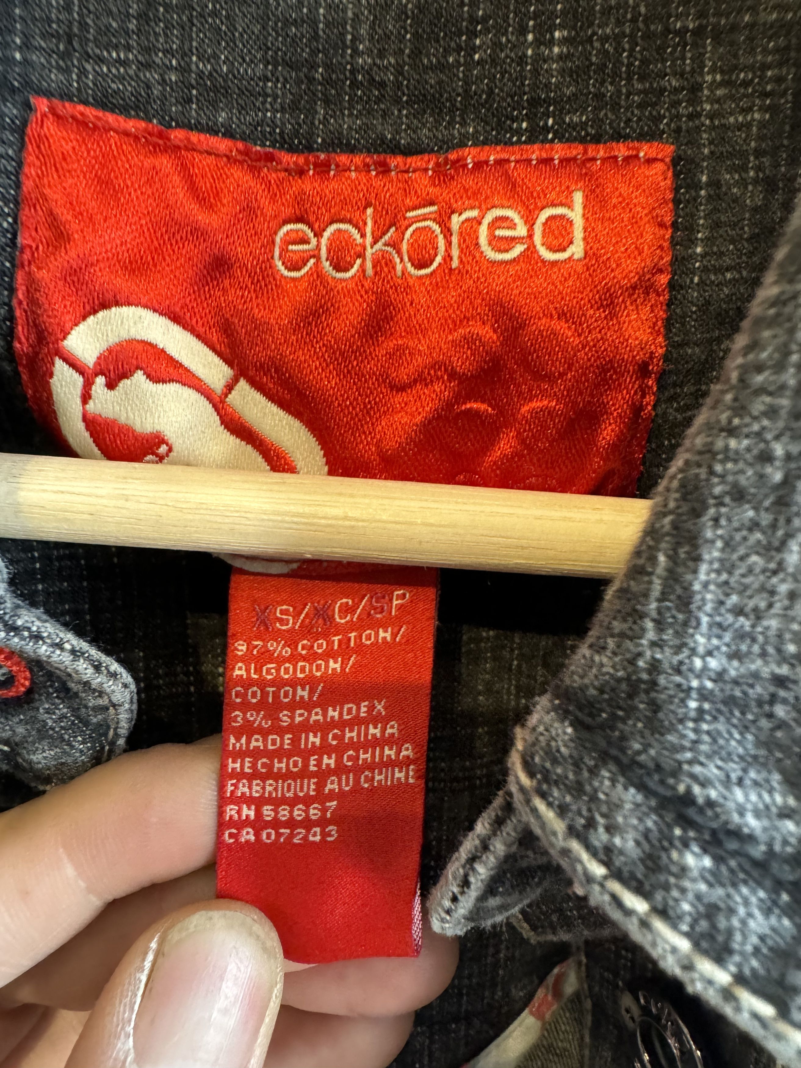 Ecko Unltd. × Vintage y2k Ecko Denim Jacket Size XS Size XS / US 0-2 / IT 36-38 - 5 Thumbnail