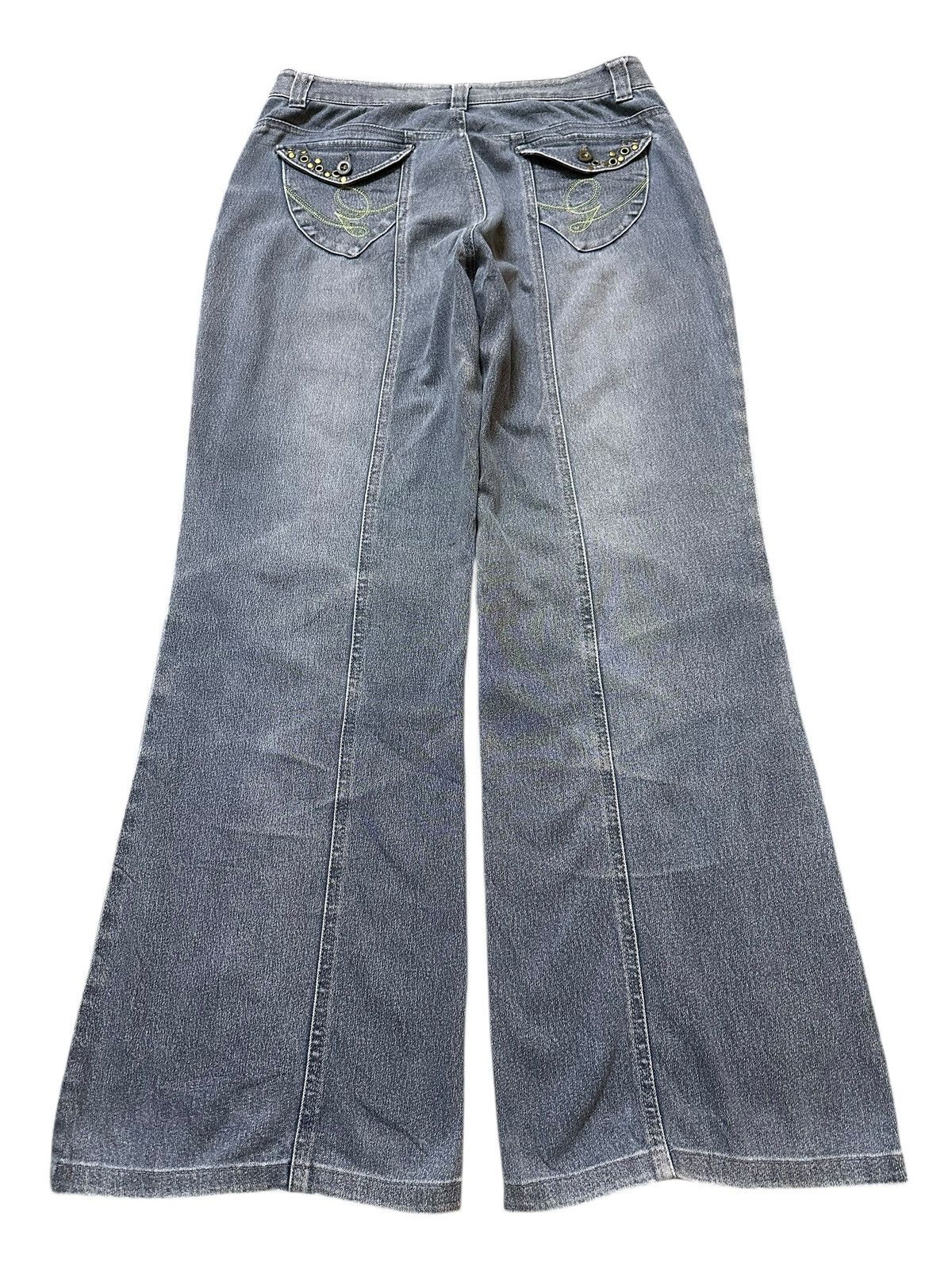 Japanese Brand Vintage Japanese Brand Blue Faded Wash Wide Leg Baggy Jeans Size US 30 / EU 46 - 2 Thumbnail
