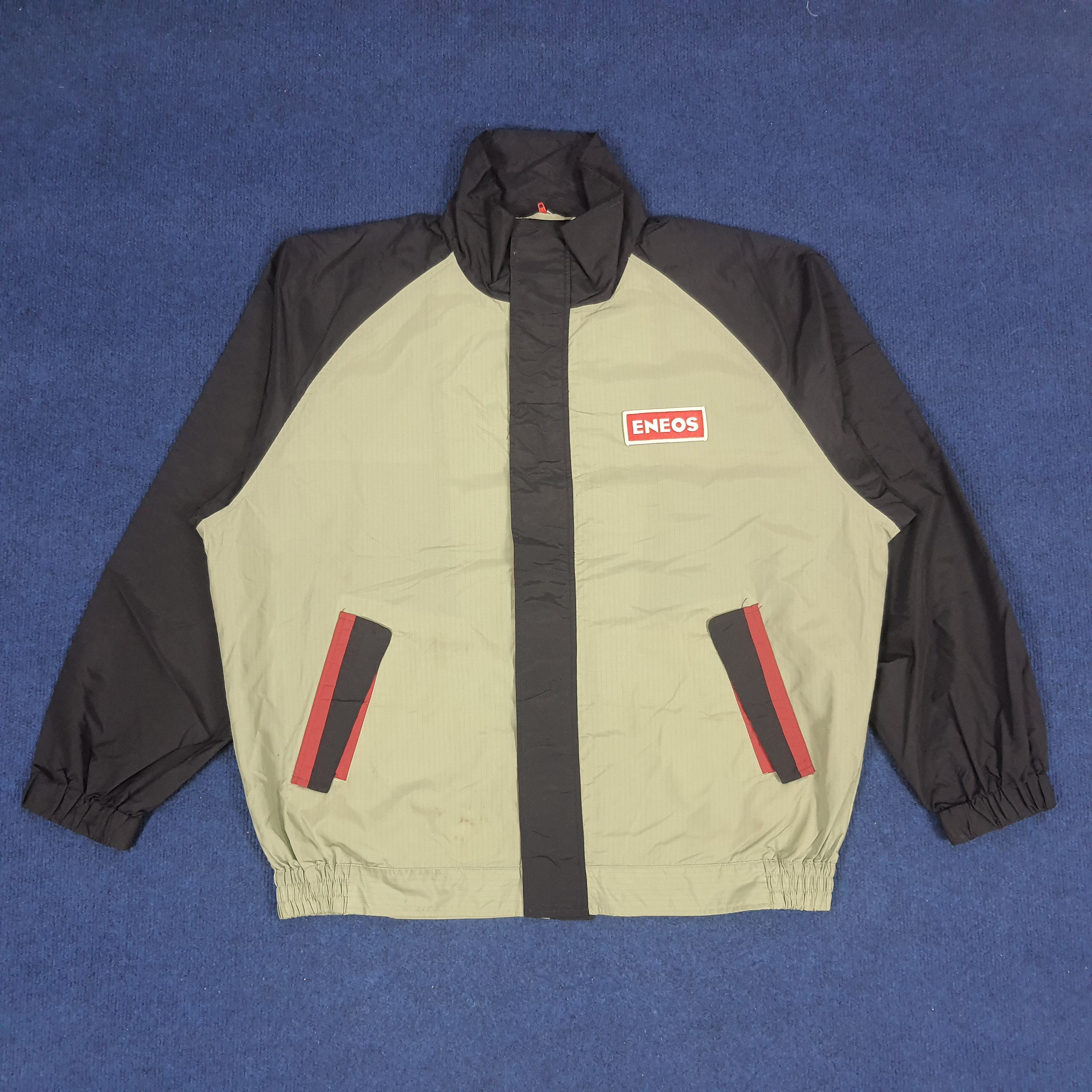 Vintage Vintage ENEOS Motorsports Oil Workwear Windbreaker Jacket Size US XL / EU 56 / 4 - 3 Thumbnail