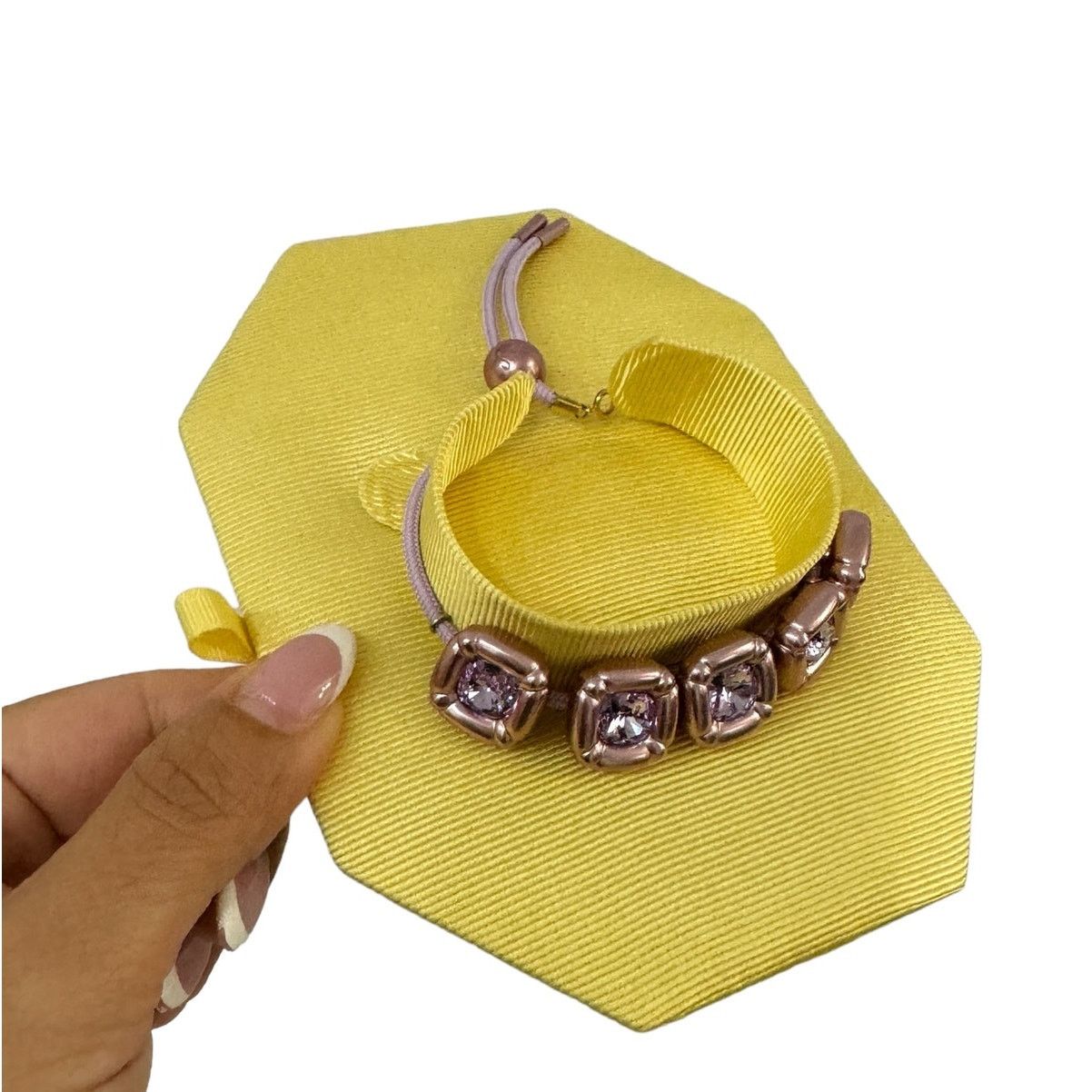 Swarovski Swarovski Dulcis bracelet Cushion cut, Purple New Medium Size ONE SIZE - 4 Thumbnail