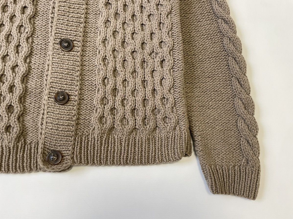 Maison Margiela A/W 09 Honeycomb Knit Wool Cardigan Size US M / EU 48-50 / 2 - 14 Thumbnail