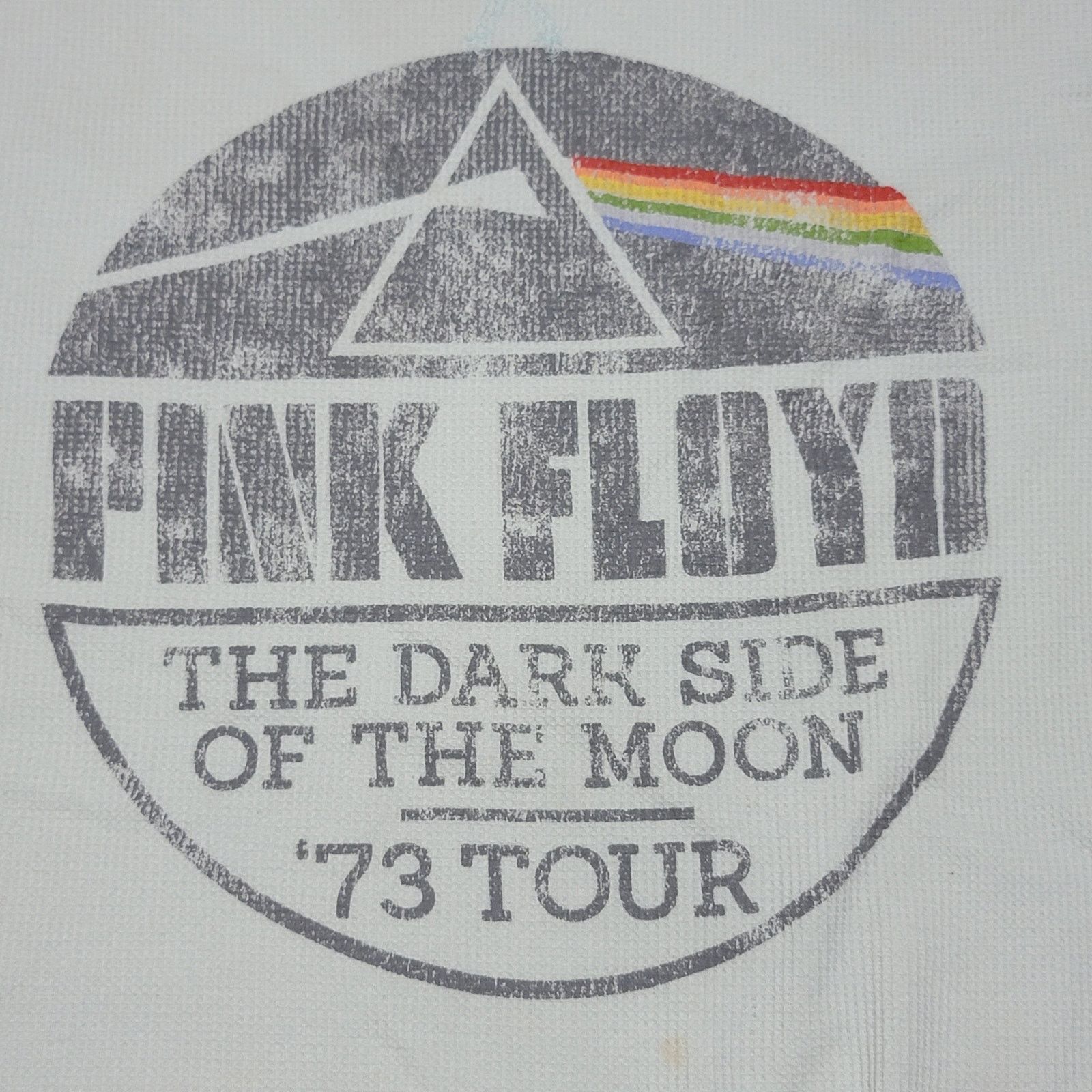Pink Floyd Pink Floyd Waffle Knit LS Crop Top "Dark Side '73 Tour" - XL Size XL / US 12-14 / IT 48-50 - 2 Thumbnail