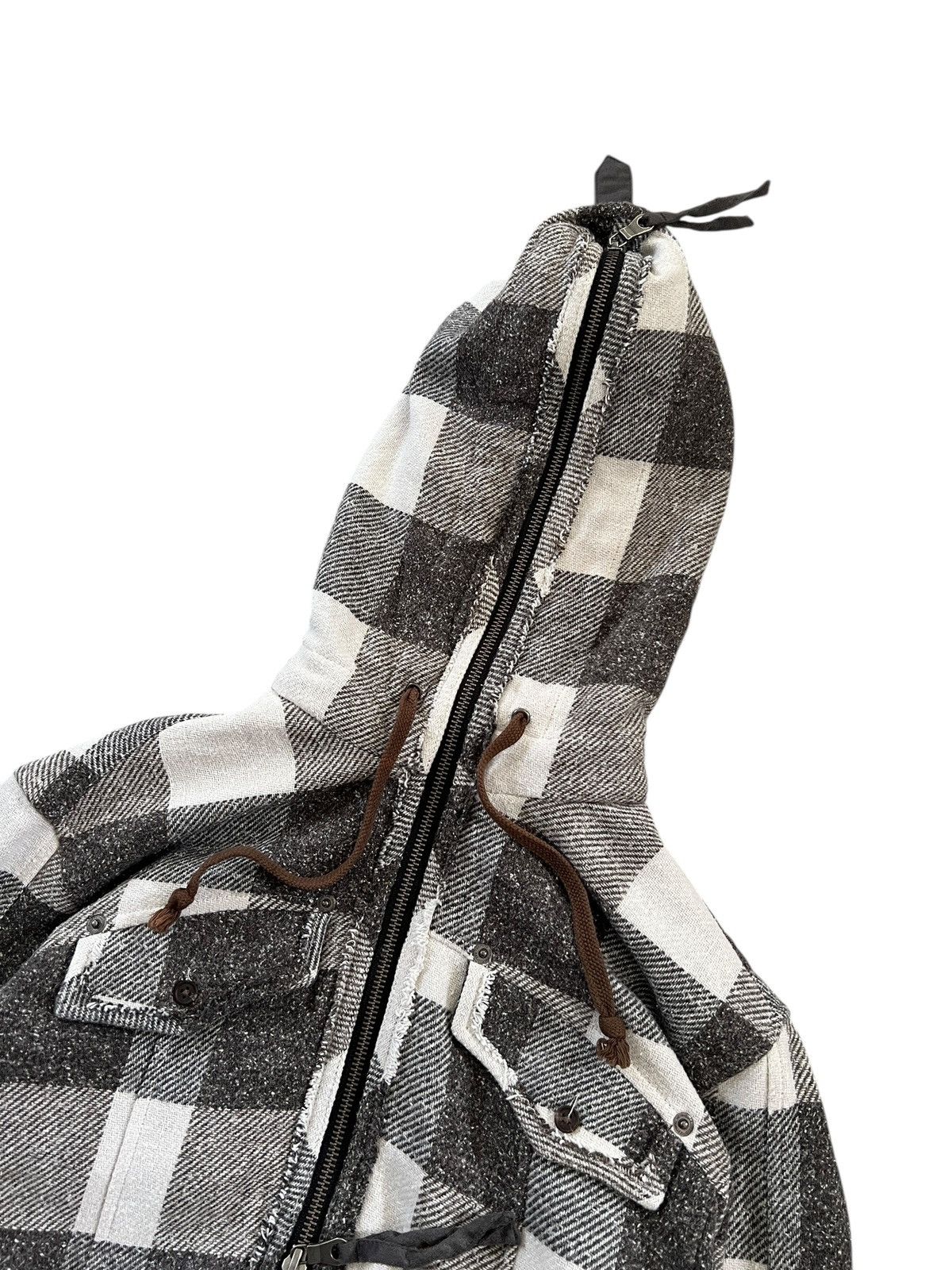 PPFM PPFM Plaid Full Zipper Hooded Jacket Size US M / EU 48-50 / 2 - 6 Thumbnail