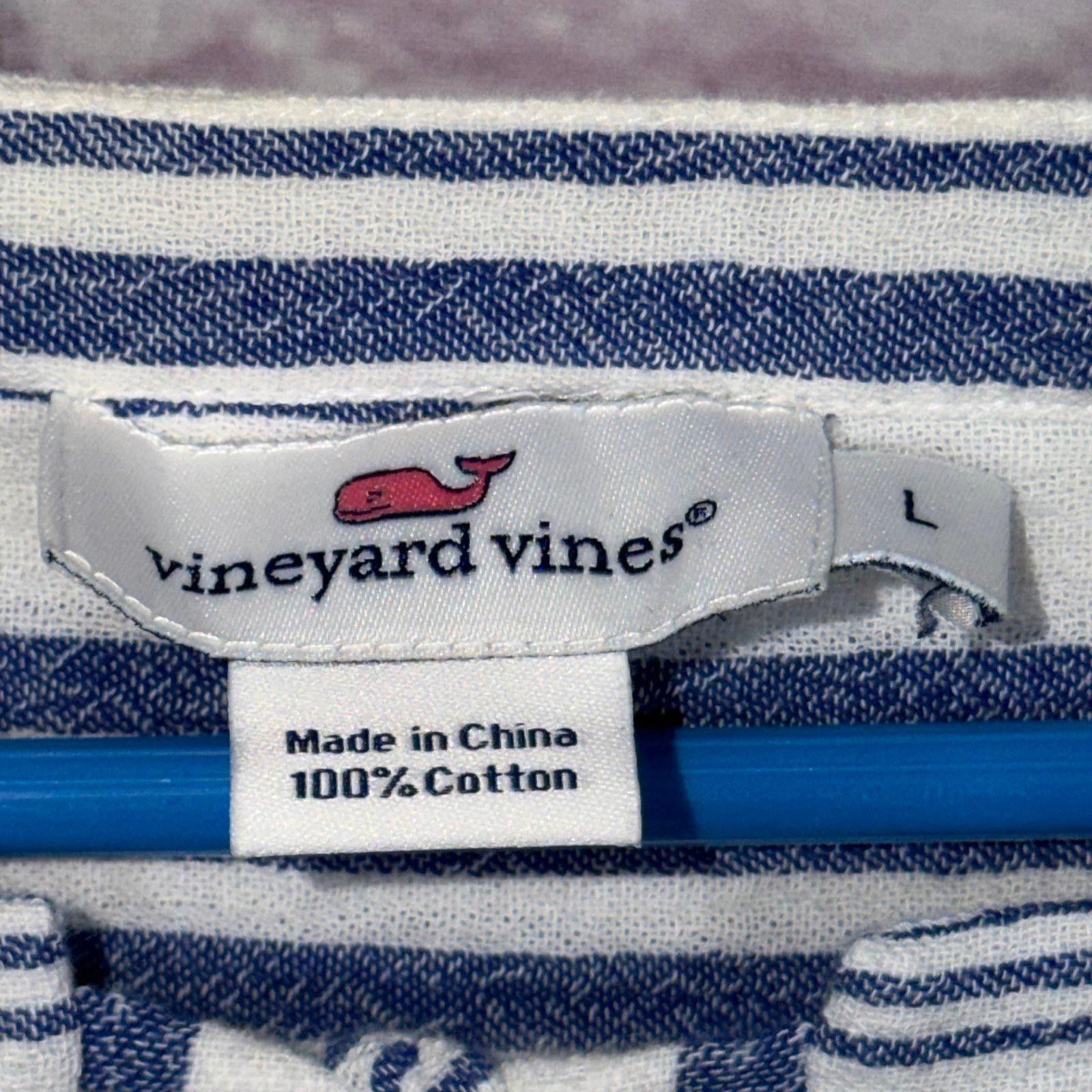 Vineyard Vines Vineyard Vines Women's Large Bungalow Striped Tunic Size L / US 10 / IT 46 - 8 Thumbnail