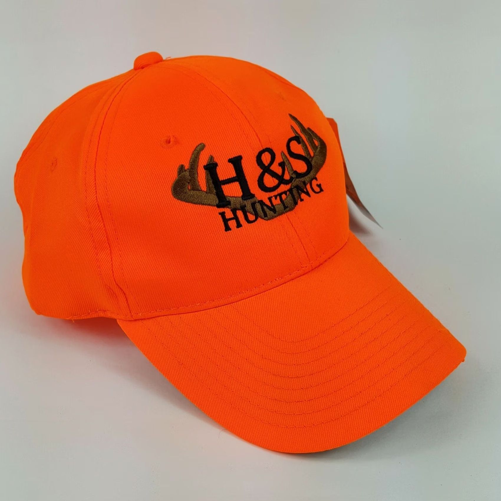 Vintage VINTAGE Signatures Hunting High Vis Trucker Hat Outdoor Snapback Cap Neon Orange Deer Men Adjustable Cap Size ONE SIZE - 4 Thumbnail