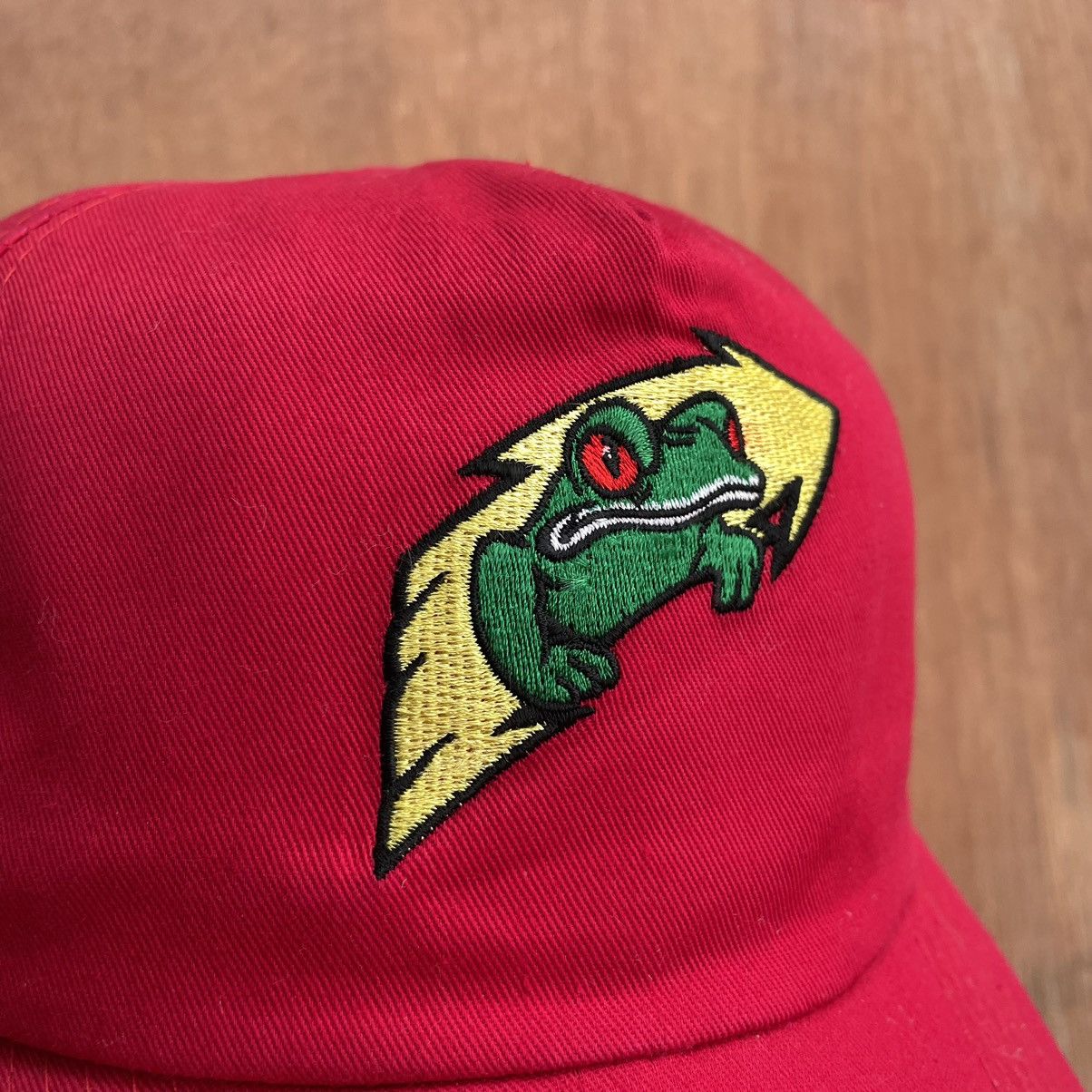 00s Frog red dad hat
