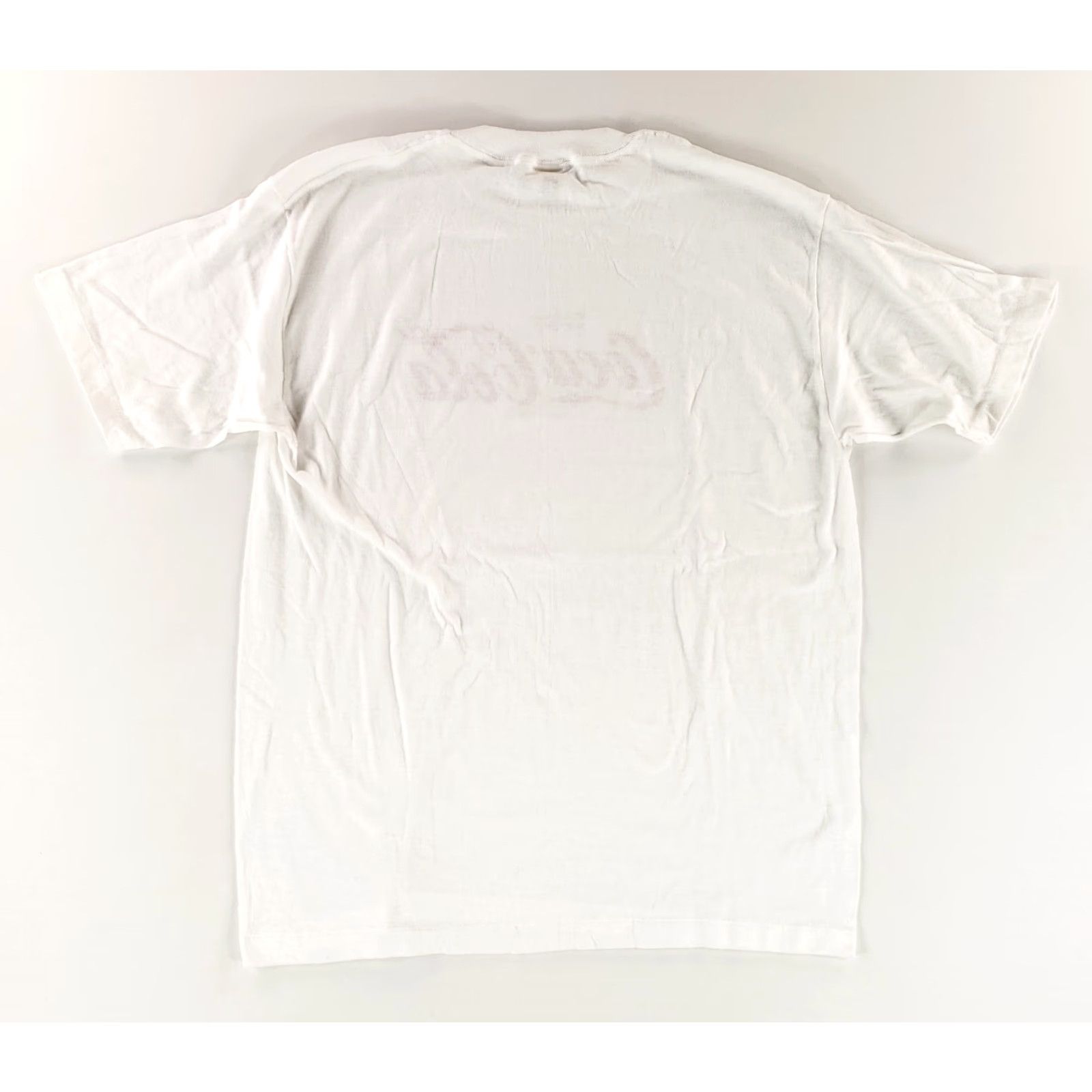 Vintage Coca-Cola T-Shirt VTG 90s Signal Single Stitch 50/50 Made USA Mens XL White Size US XL / EU 56 / 4 - 4 Thumbnail