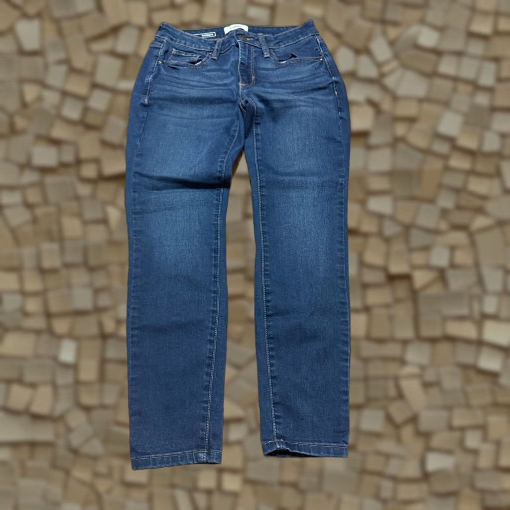 Vintage Sonoma Jeans Women 4PR Blue Denim Skinny 5-Pocket Pockets Dark Wash Size 27" / US 4 / IT 40 - 1 Thumbnail