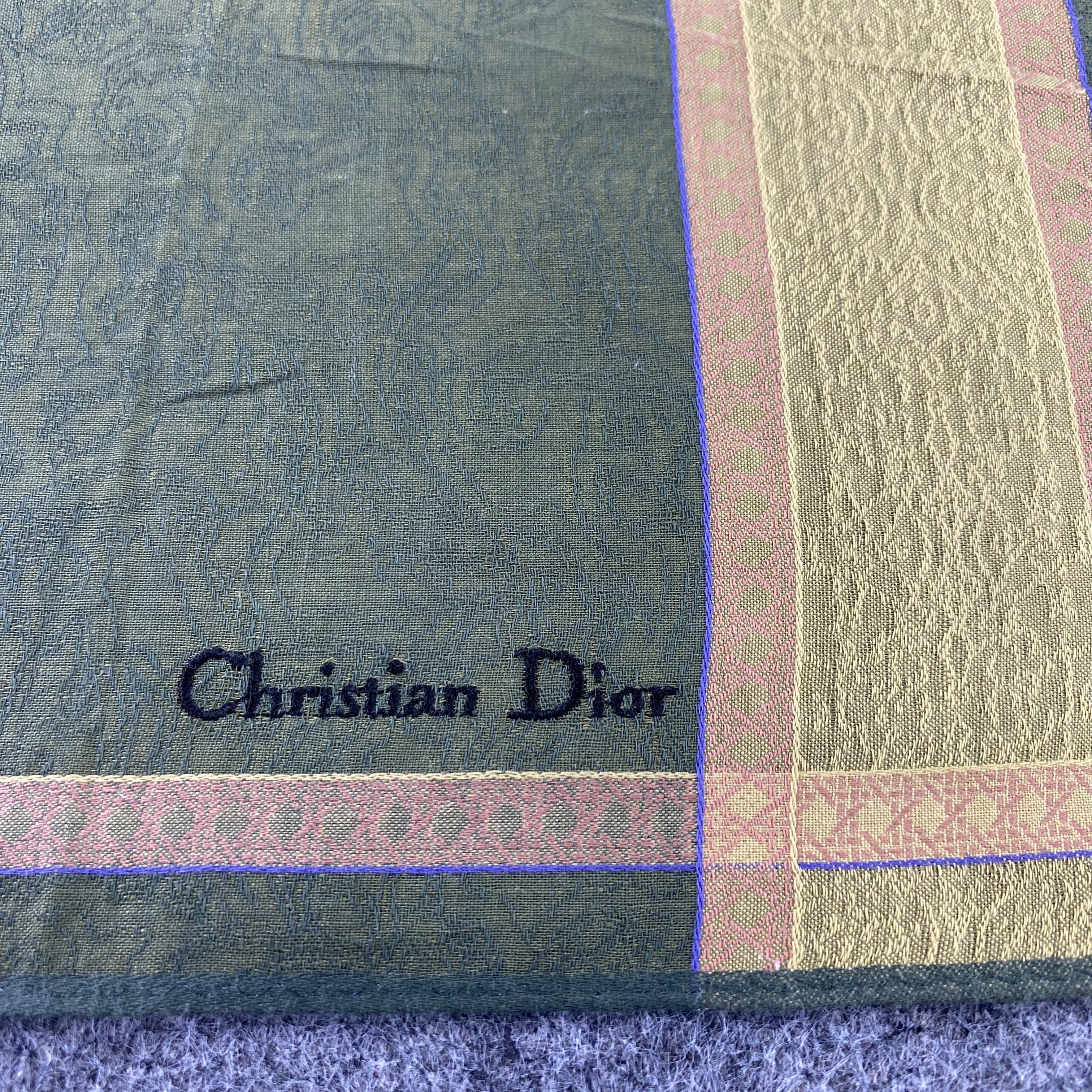 Designer Christian Dior Handkerchief / Bandana / Neckerchief-B828 Size ONE SIZE - 5 Thumbnail